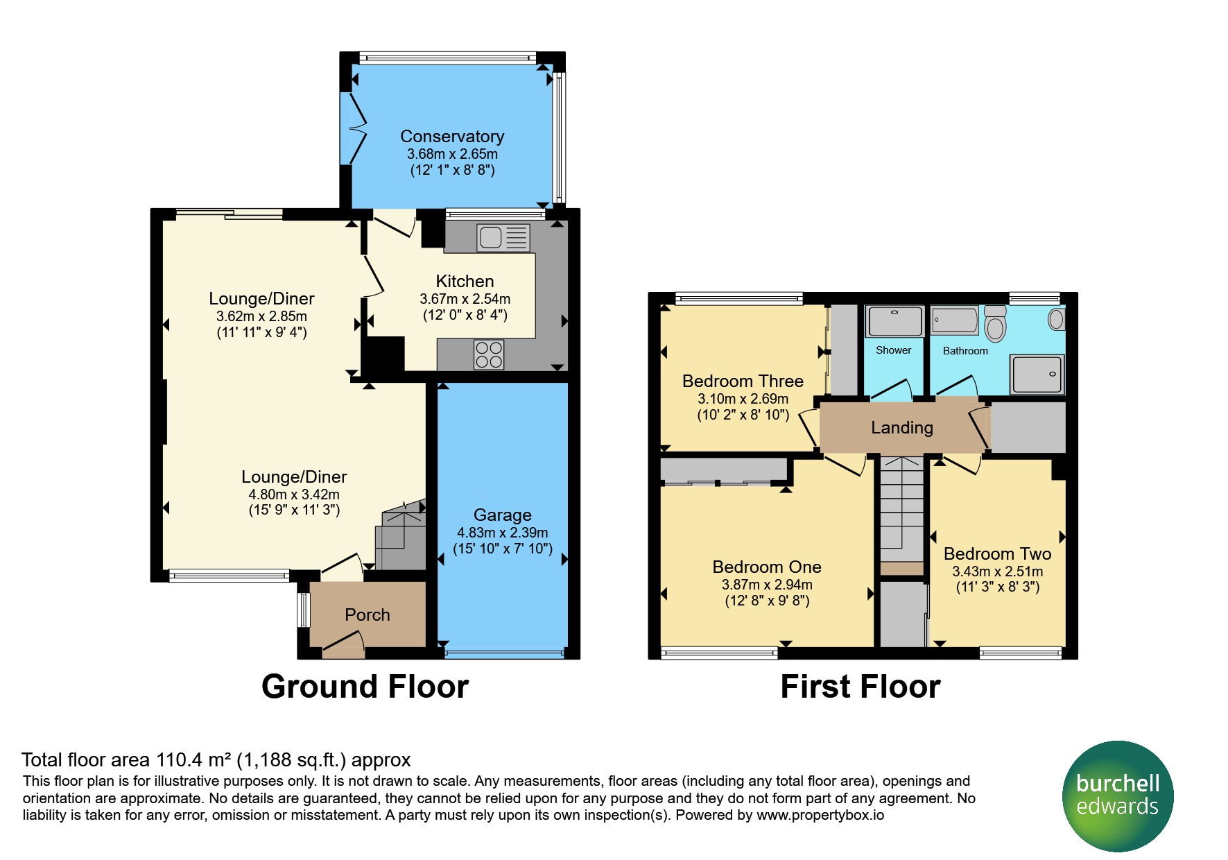 119, Arbor Way, Birmingham floorplan