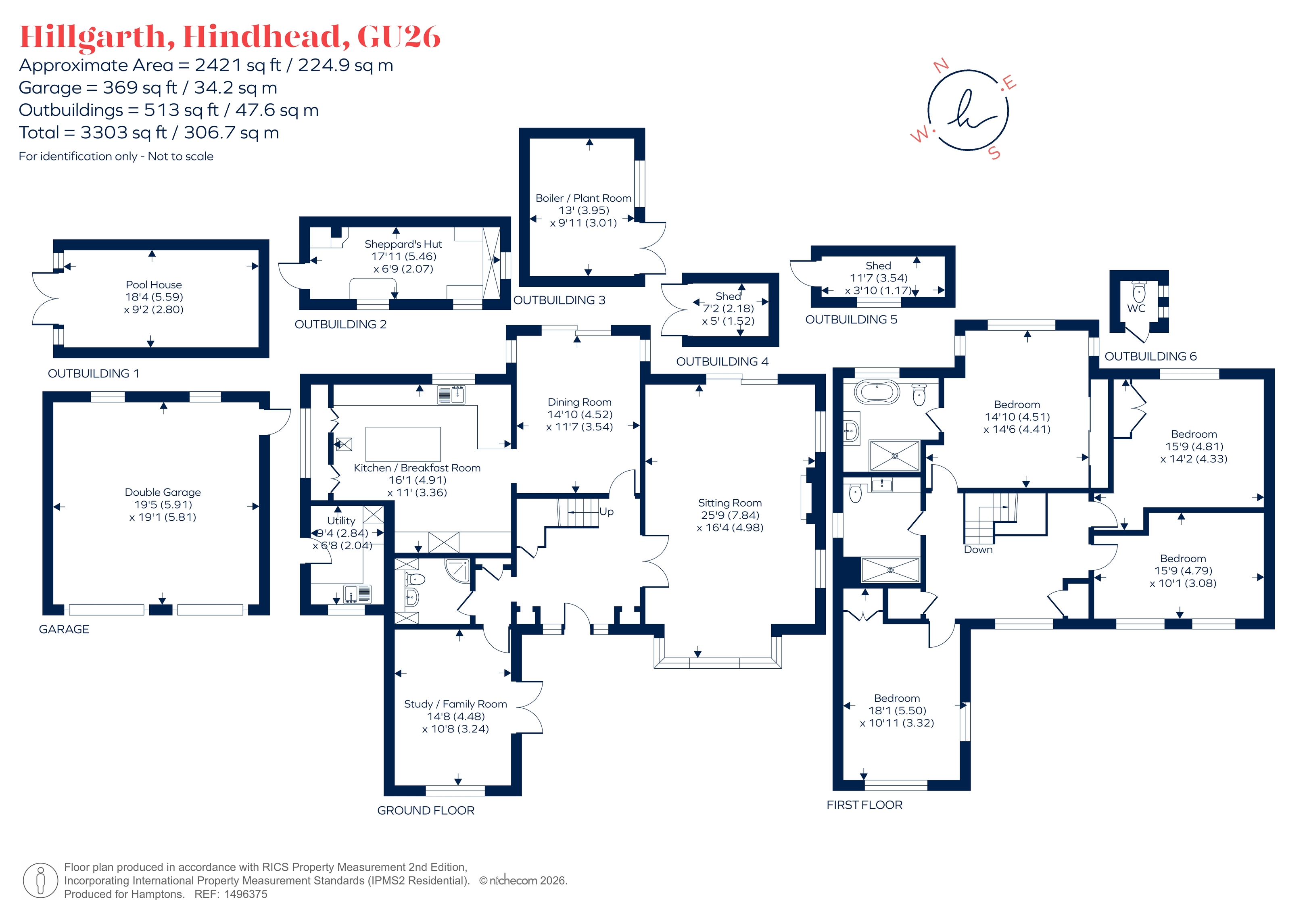 5, Hillgarth, Hindhead floorplan