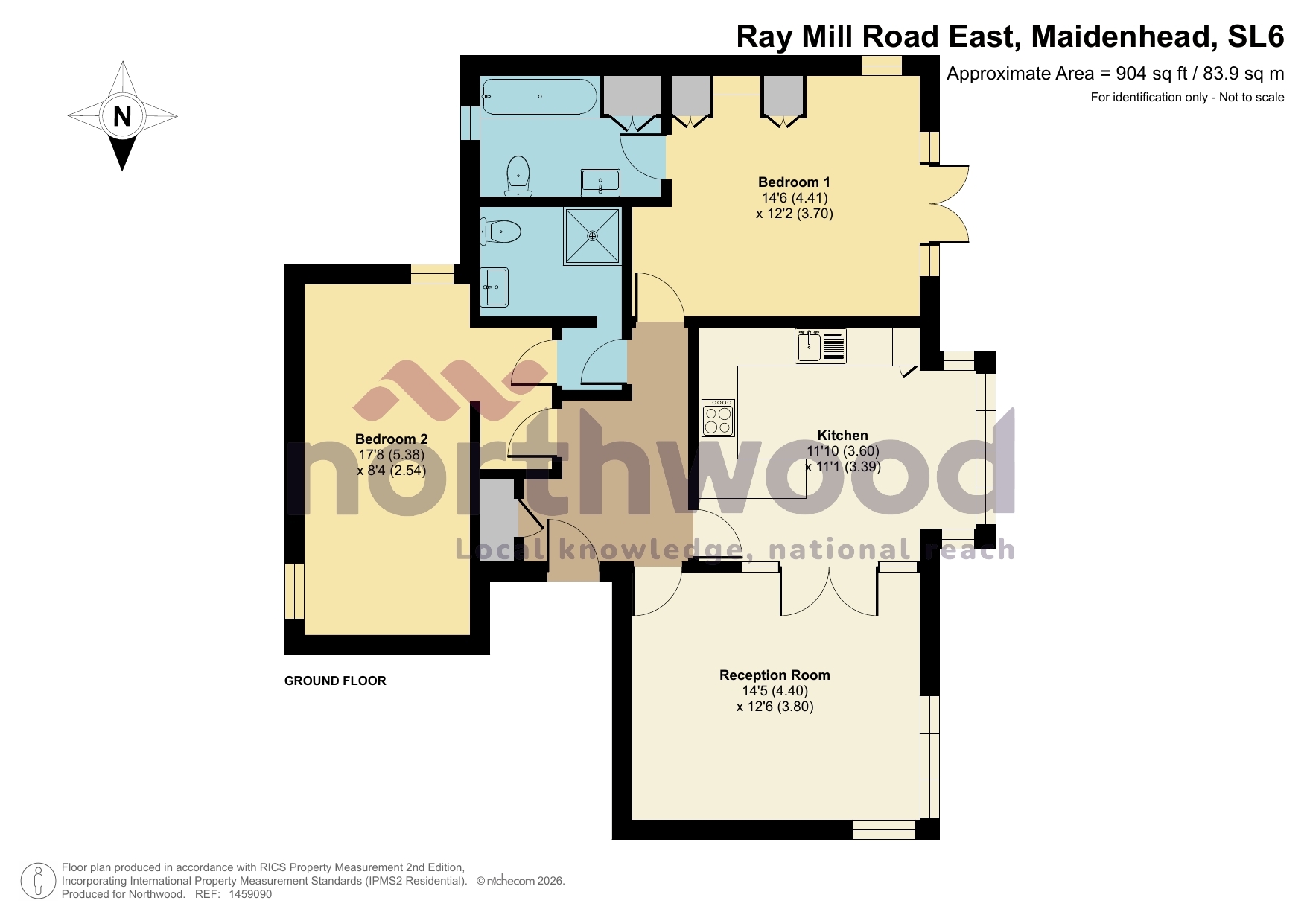 Flat 1, Crete 25, Raymill Rd East, Maidenhead floorplan