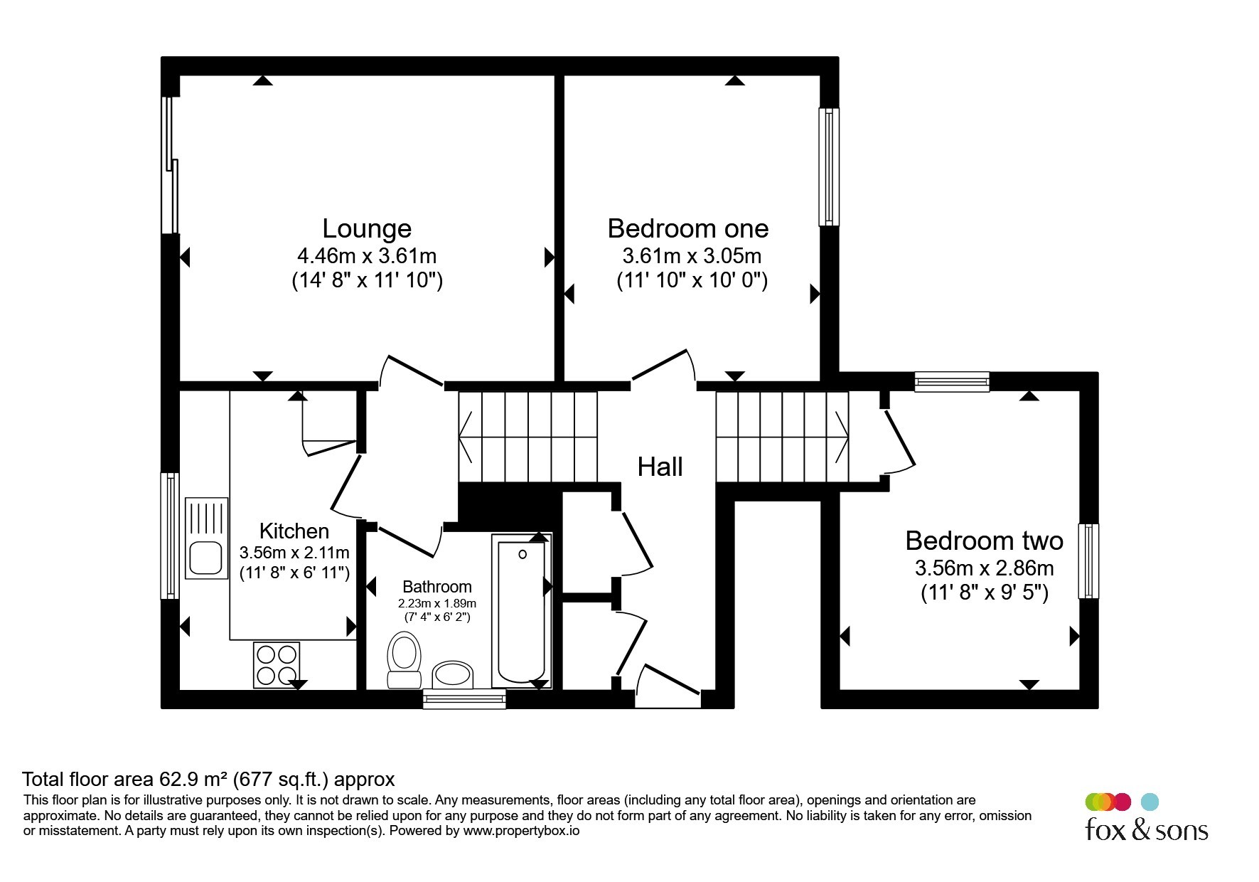 44, Hanson Road, Newhaven floorplan