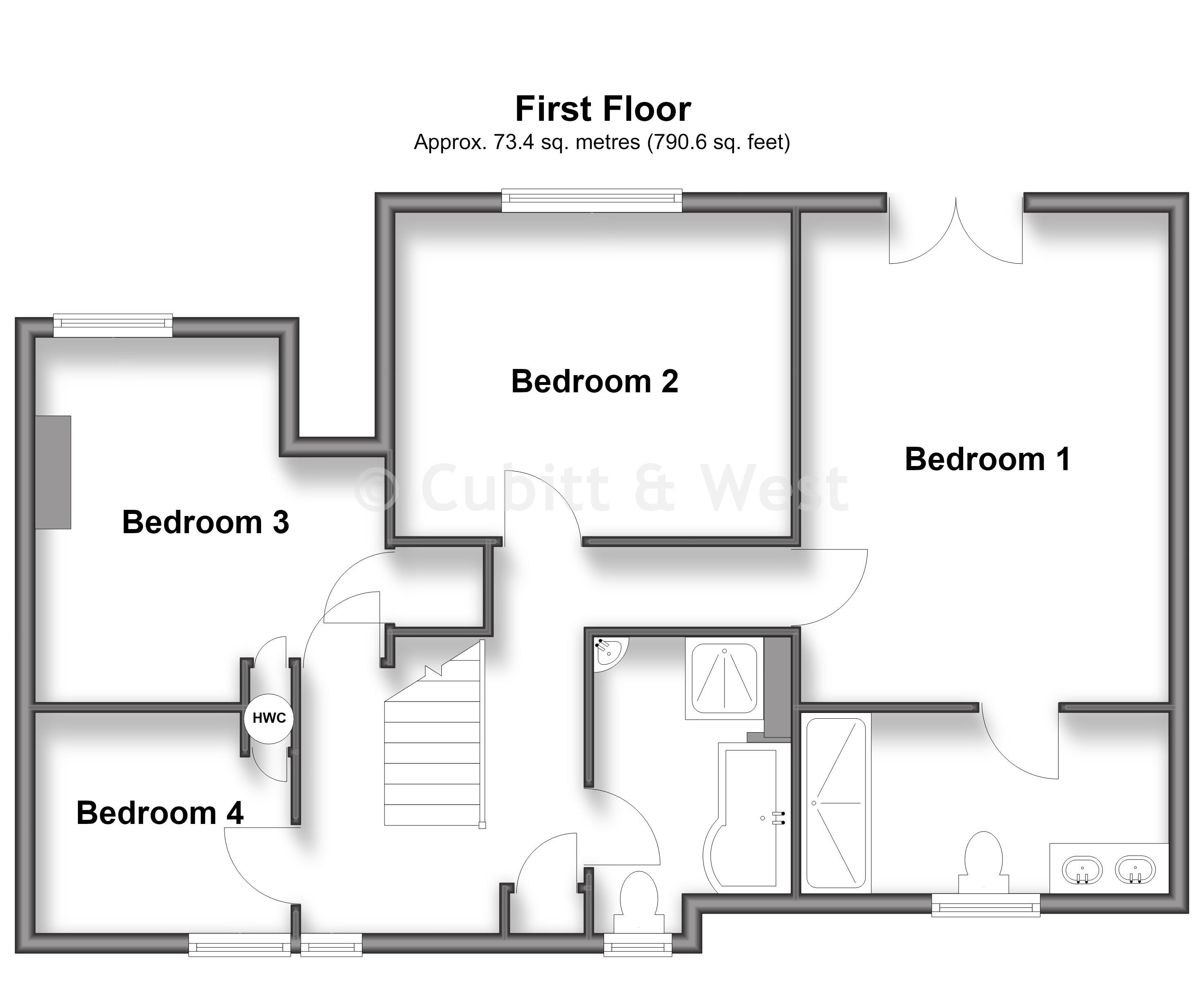 Warrenwood Cottages, East Grinstead Road, Lewes floorplan