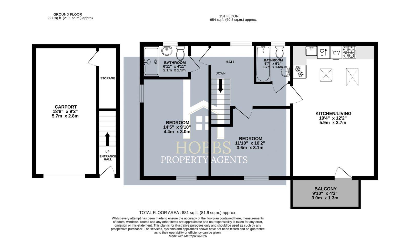 20, Normead Drive, Bristol floorplan