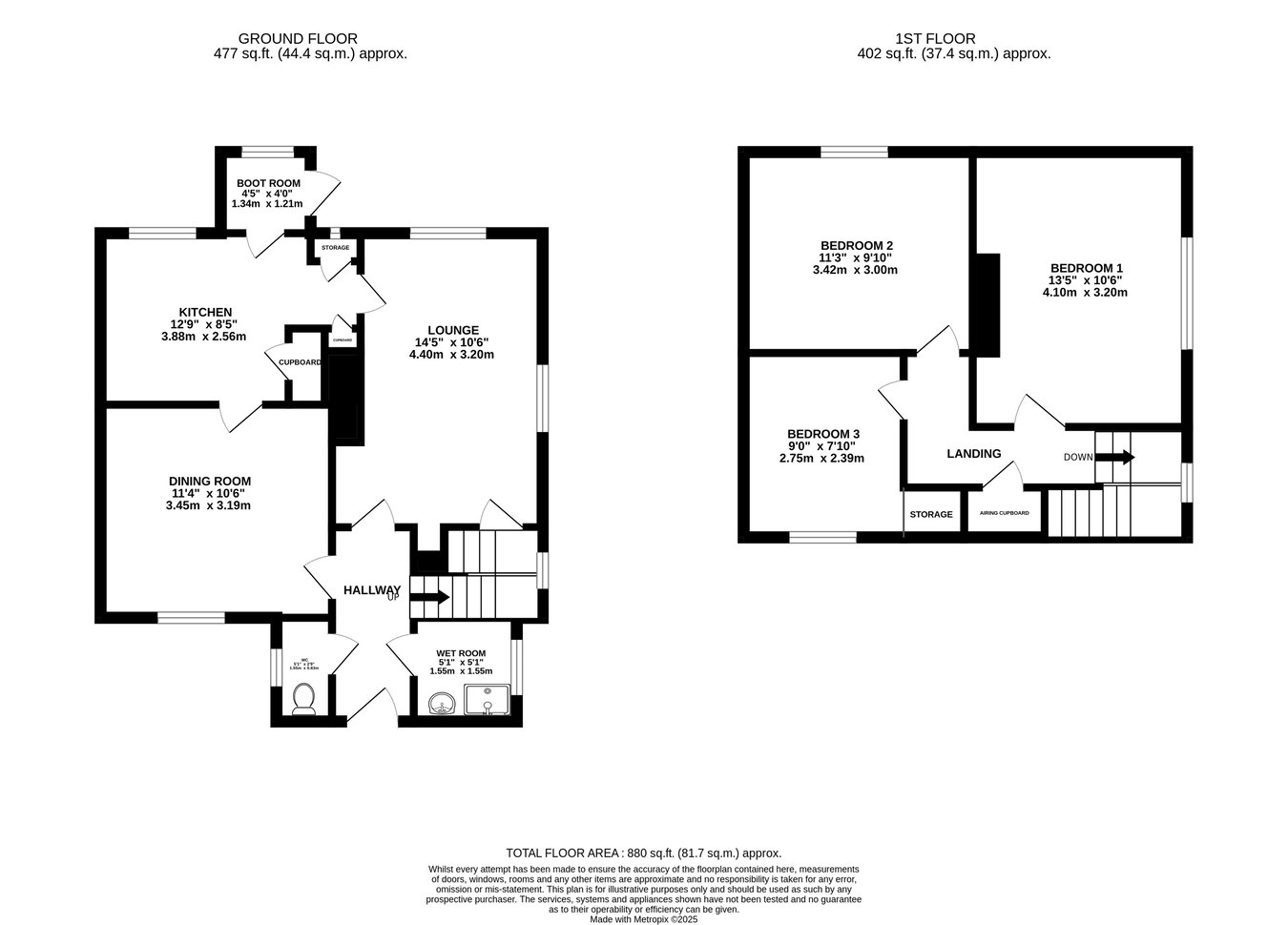 4, Ford View Road, Stowmarket floorplan