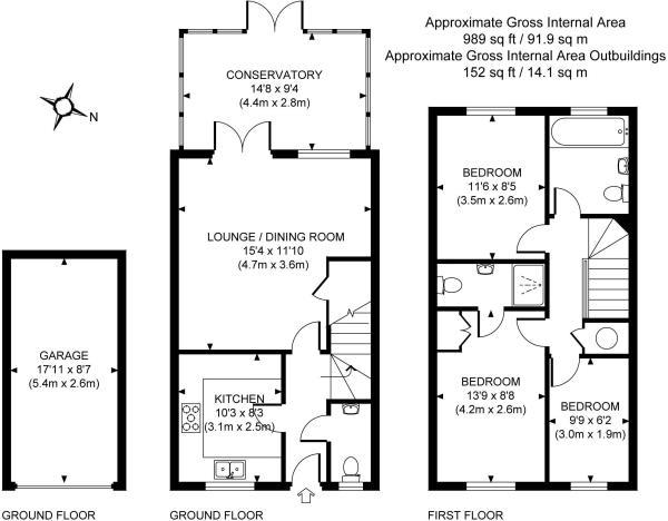 103, Sycamore Drive, Burgess Hill floorplan