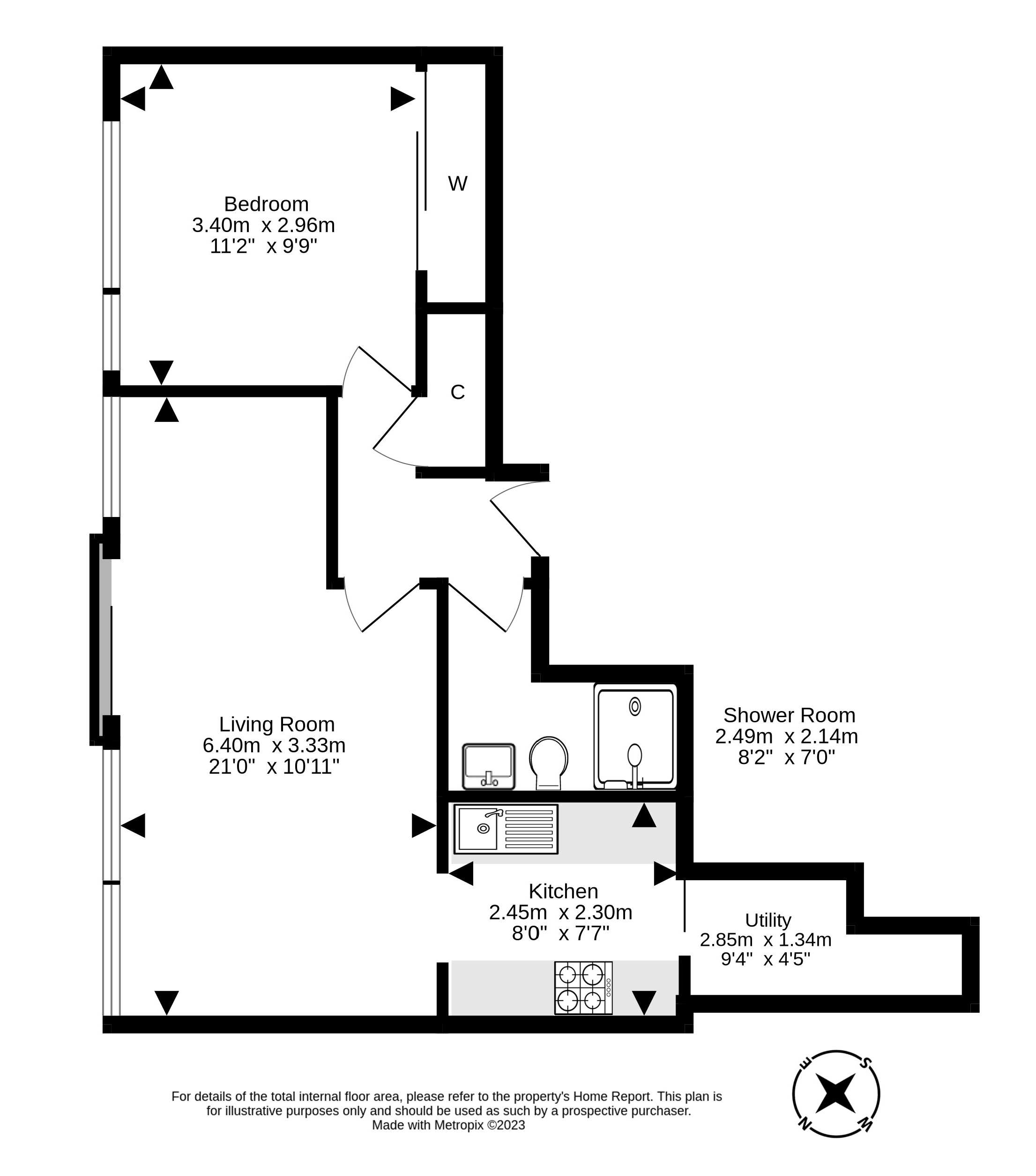 35/37 Simpson Loan, Quartermile, Lauriston, Edinburgh EH3, 1 bedroom