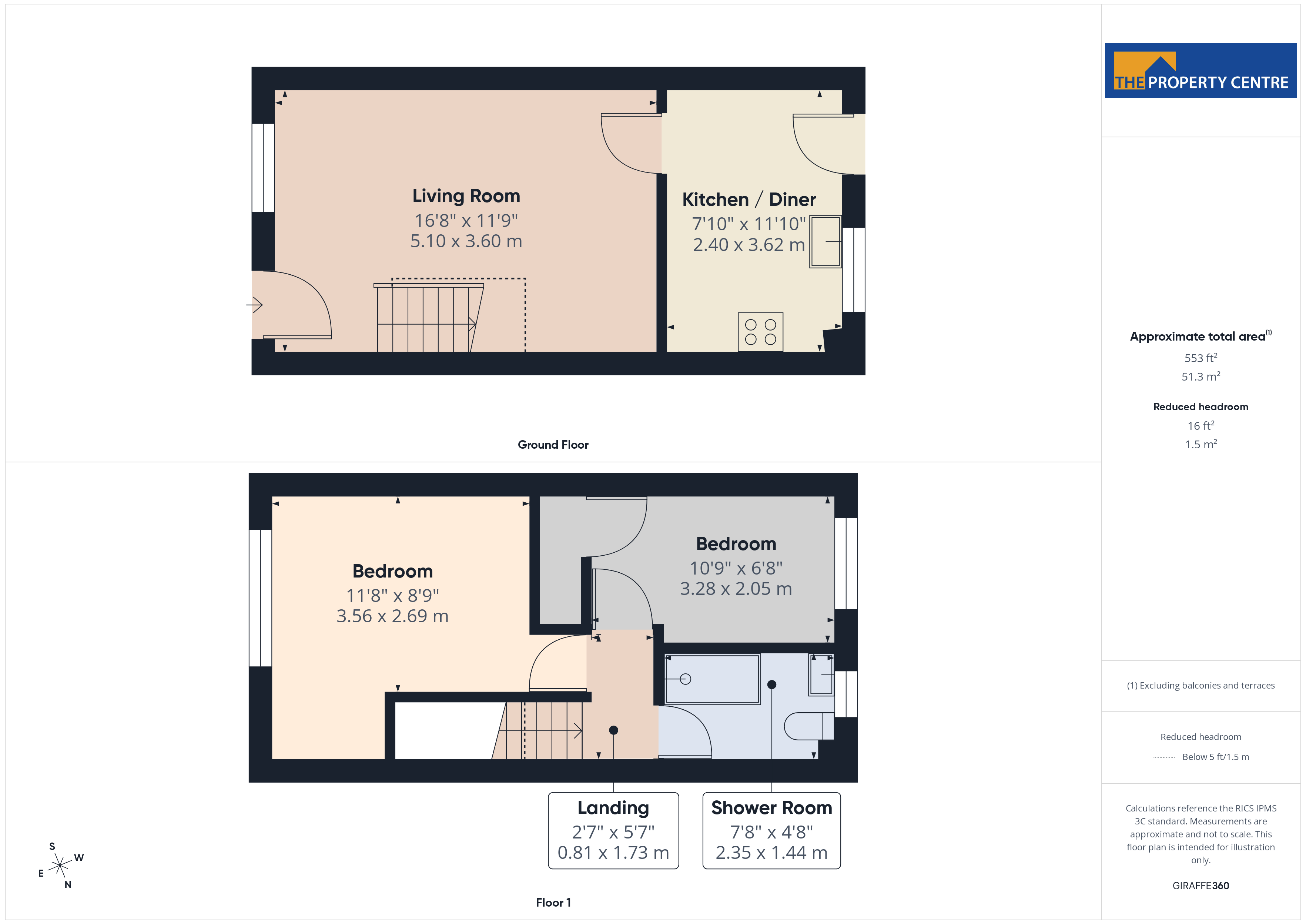 14, Cheviot Close, Worcestershire floorplan