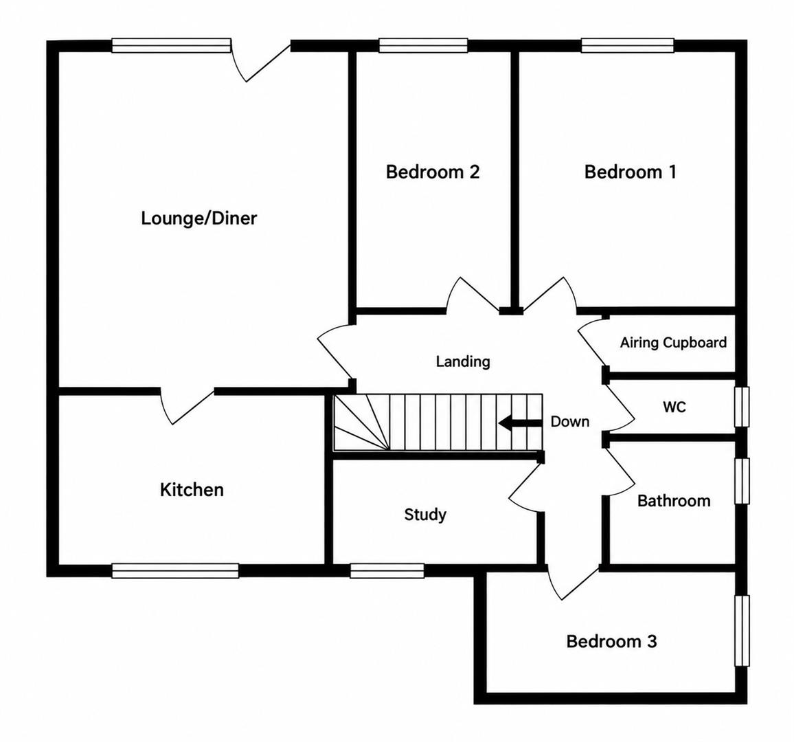 66, Tithelands, Harlow floorplan