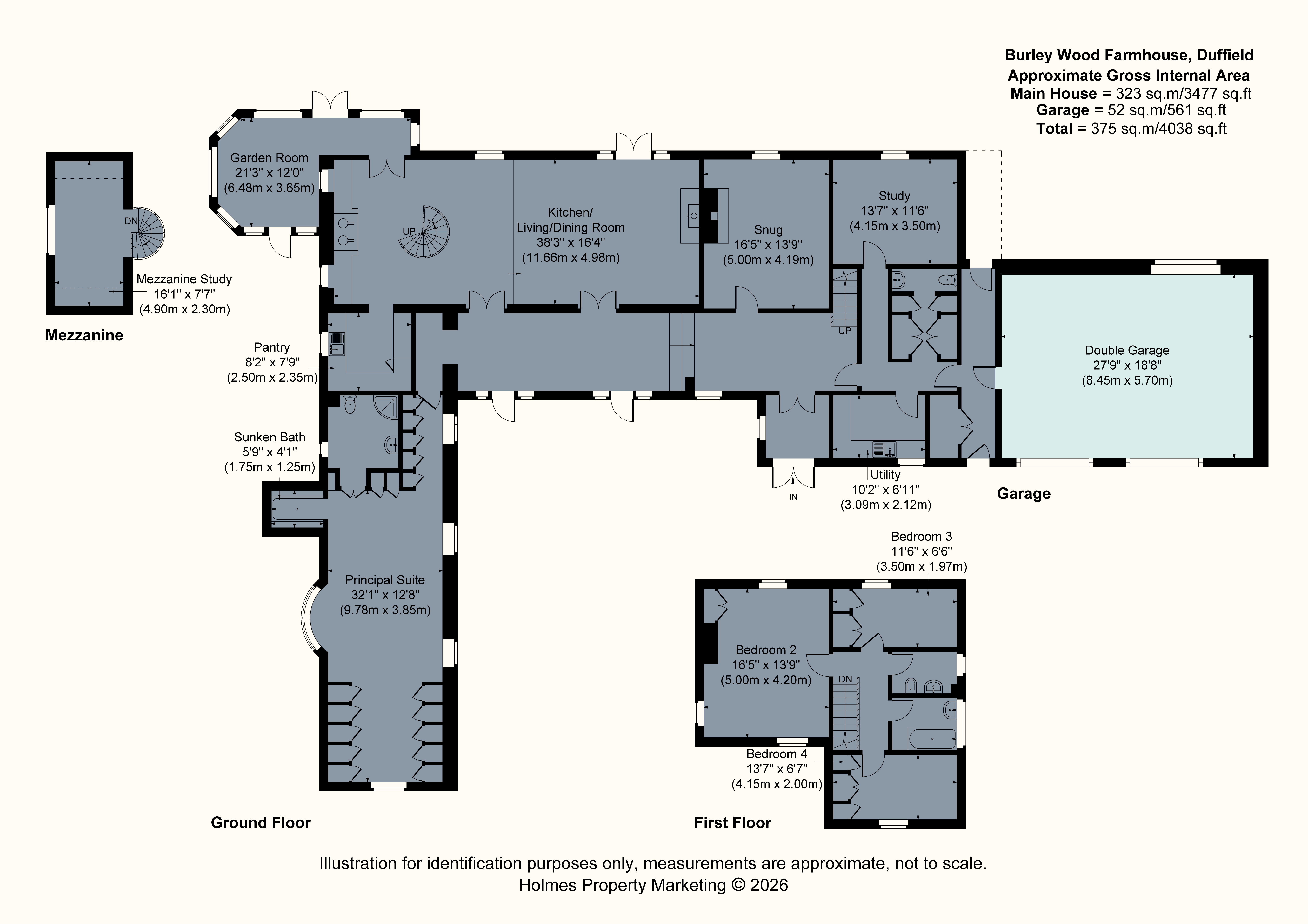 Burley Wood Farmhouse,, Derby Road, Duffield floorplan
