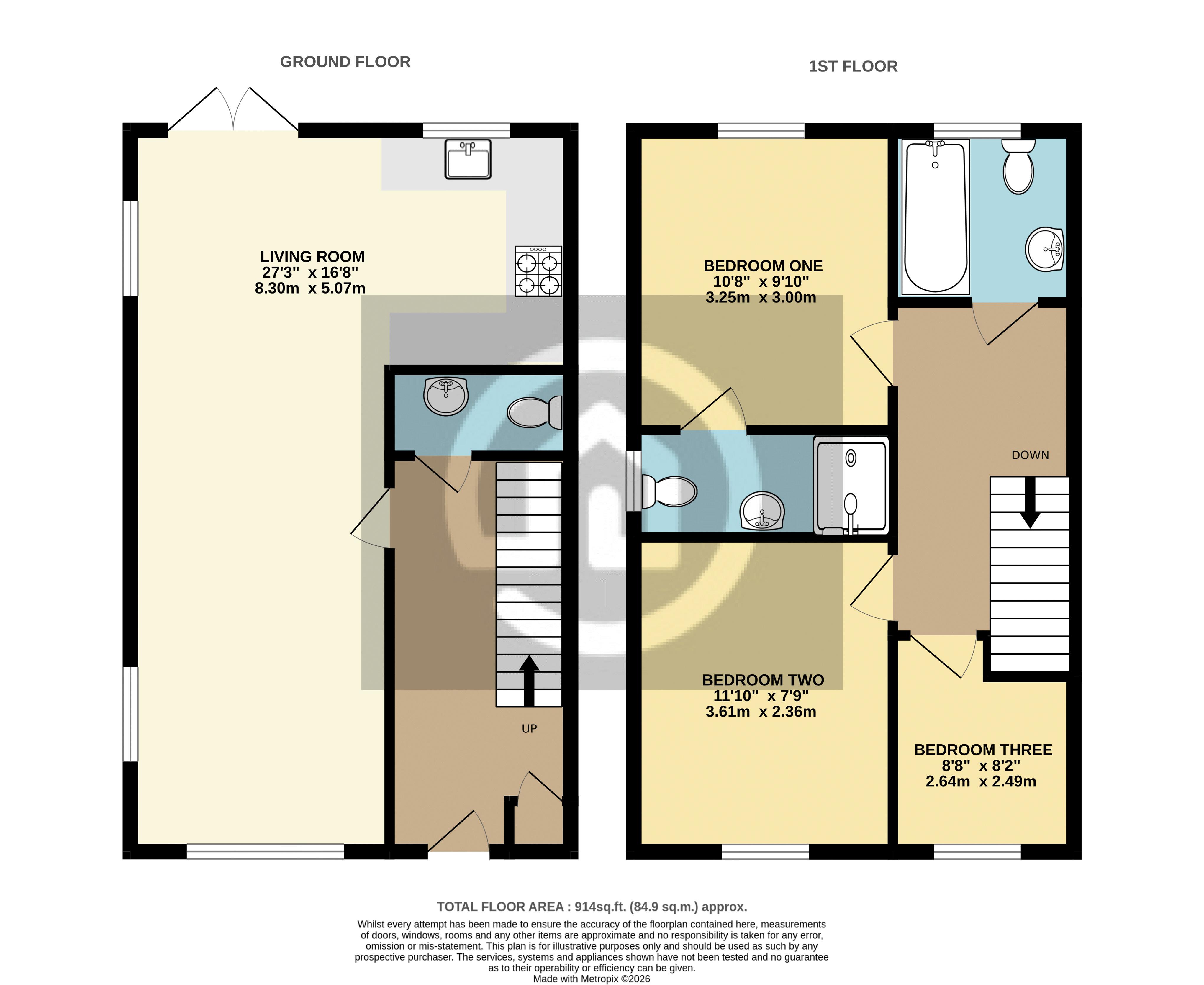 8, Nightingale Road, Bedford floorplan