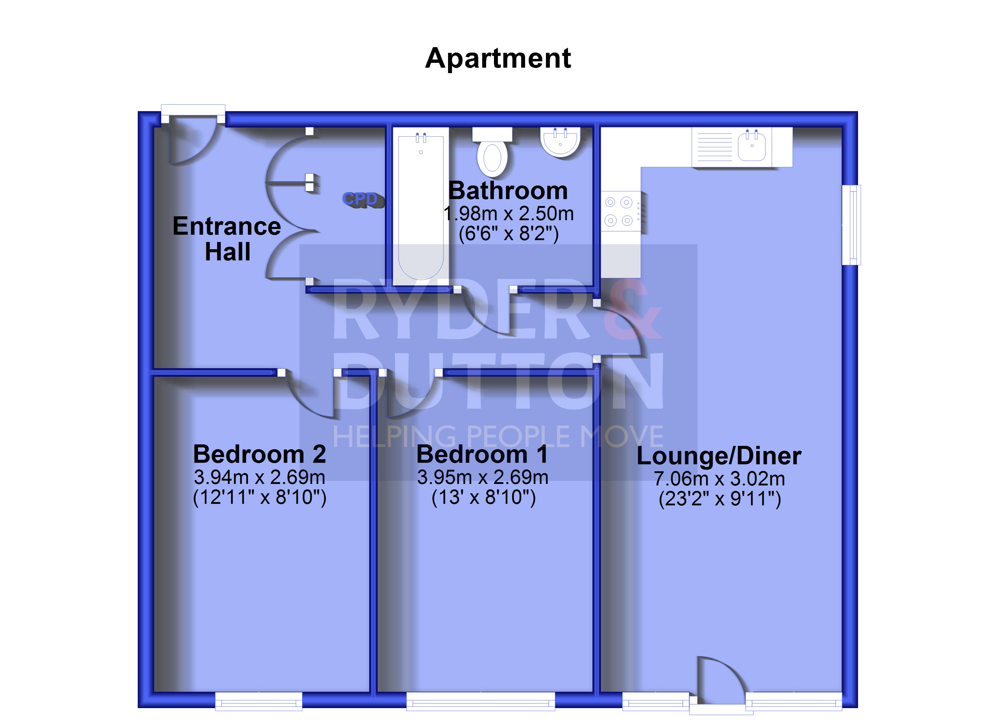 Apartment 25, 31, Lakeside Rise, Greater Manchester floorplan