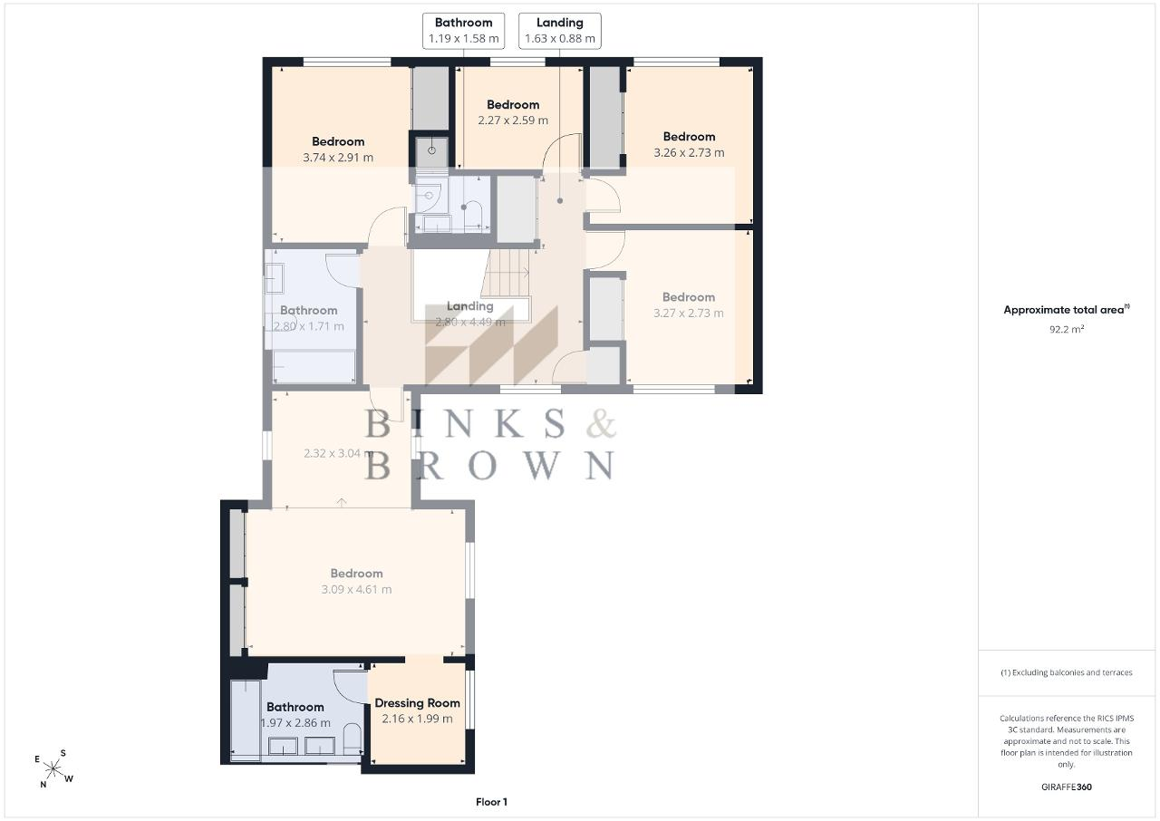 6, Brunel Close, Romford floorplan