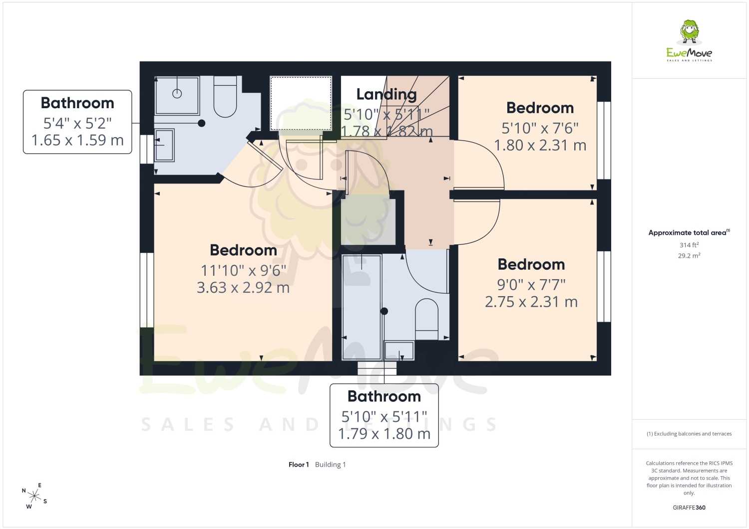 31, ST. CROSS ROAD, BASINGSTOKE floorplan