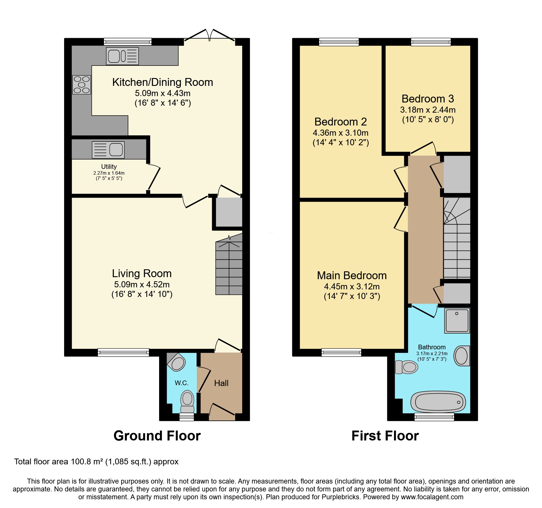 31, Weavers Mill Way, Holmfirth floorplan