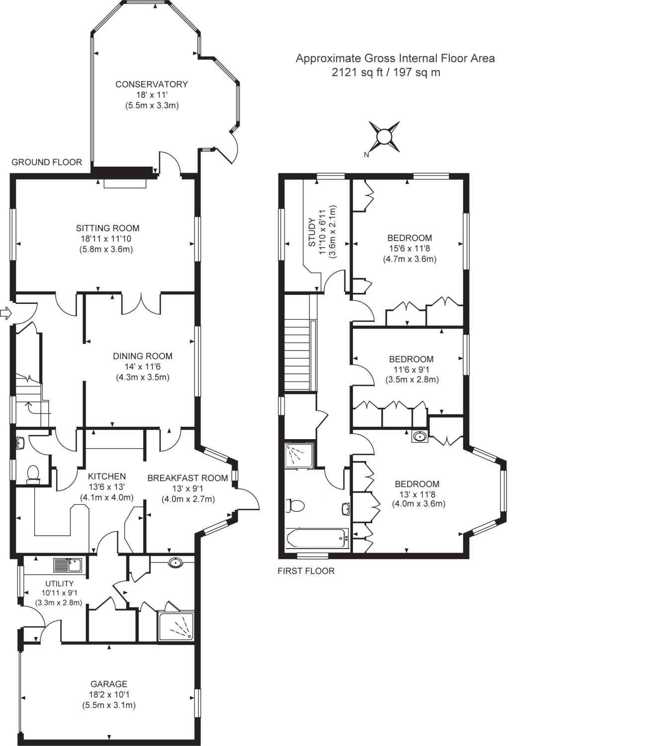 4 Bedrooms Detached house for sale in Horsell, Woking, Surrey GU21