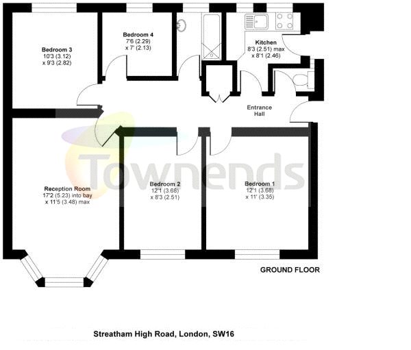 4 Bedrooms Flat to rent in Streatham High Road, London SW16