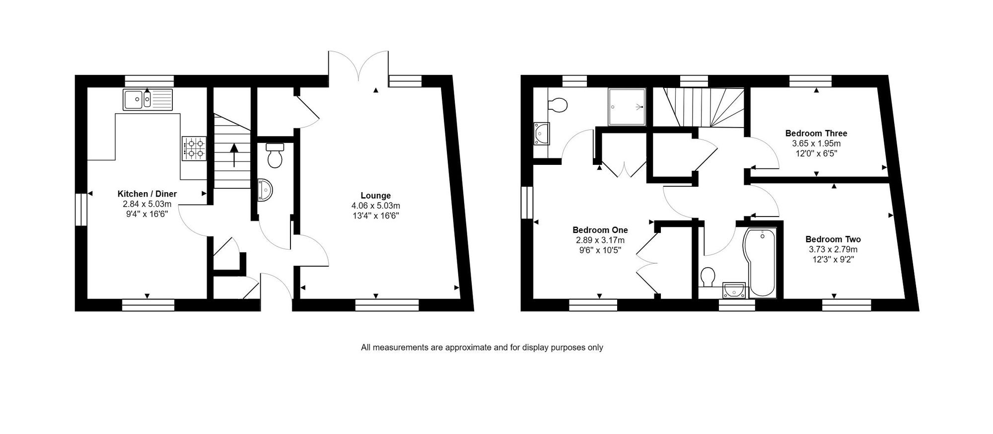 12 Beaton Crescent, Huntingdon floorplan