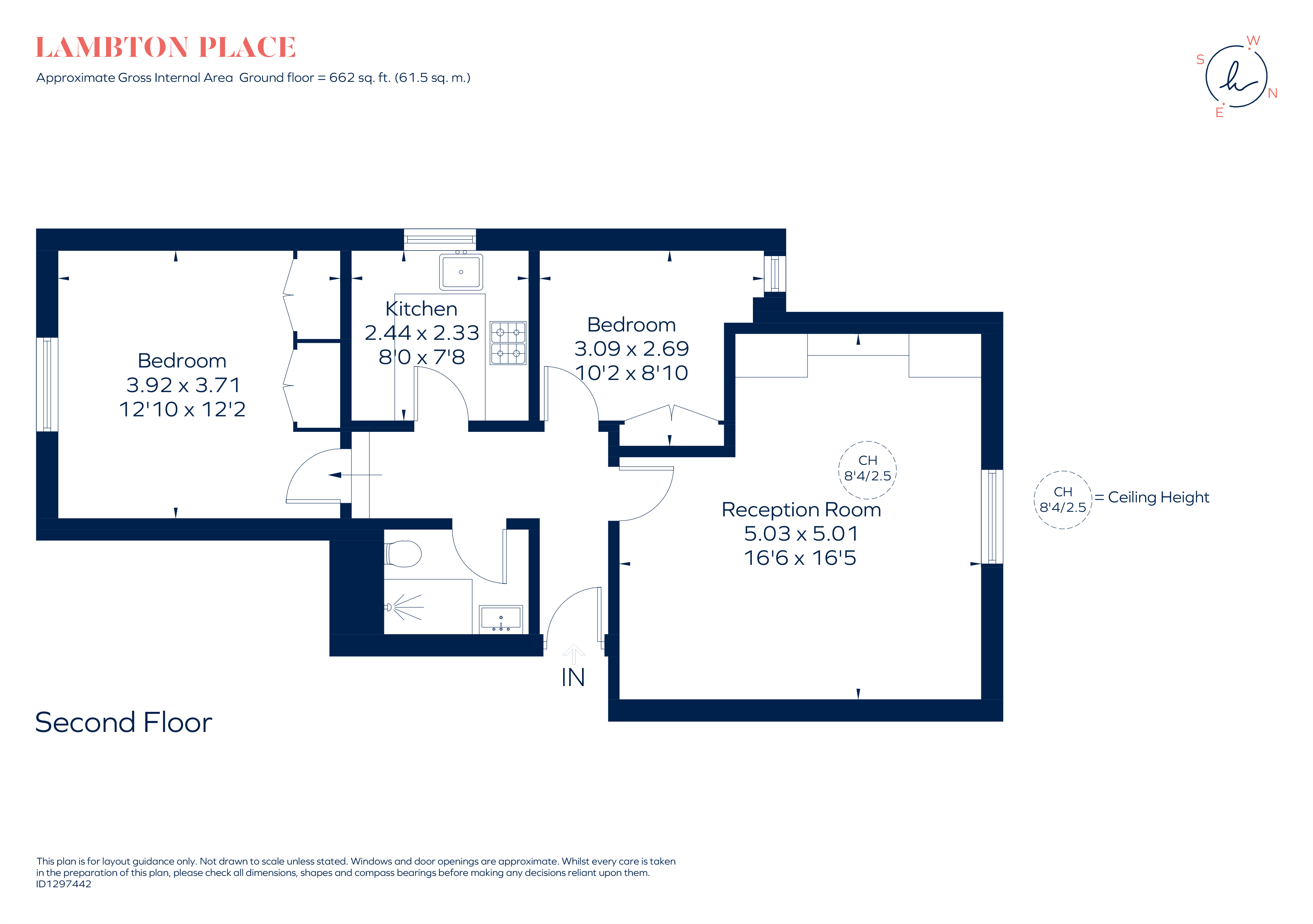 Flat F, 23, Lambton Place, London floorplan