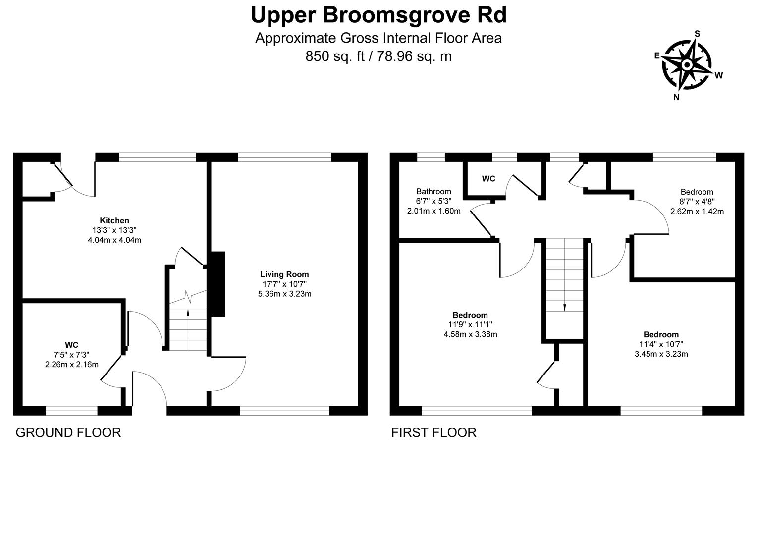7, Upper Broomgrove Road, Hastings floorplan