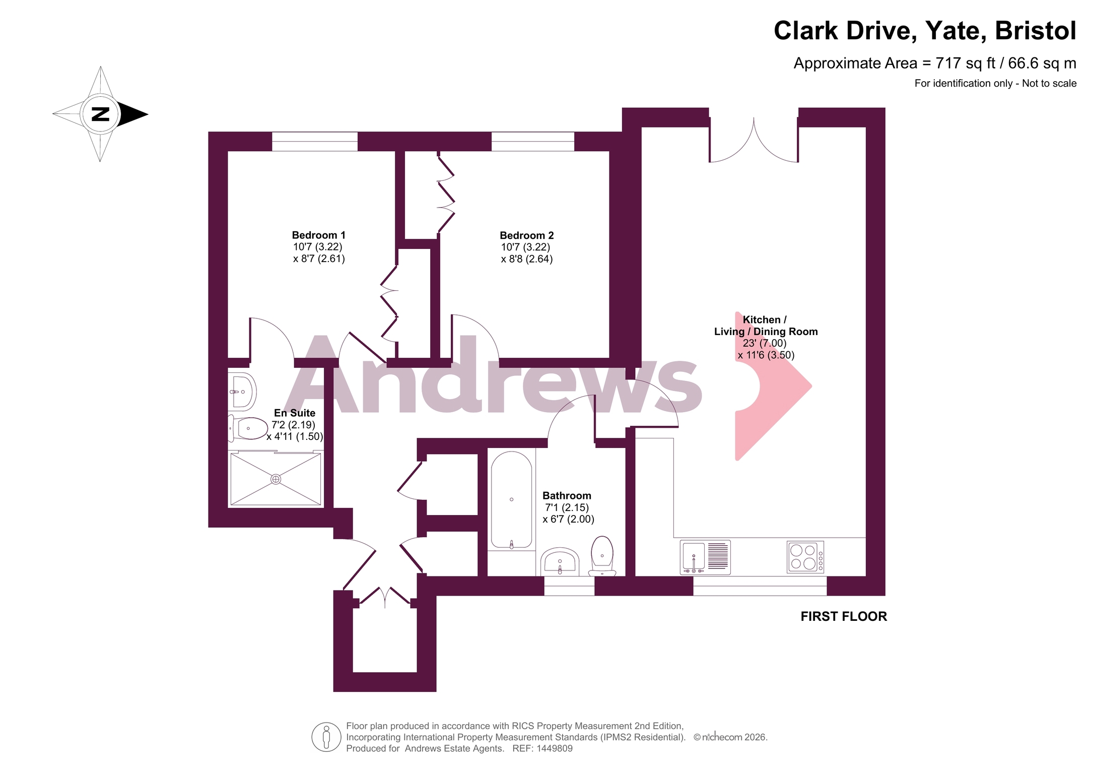 56, Clark Drive, Bristol floorplan