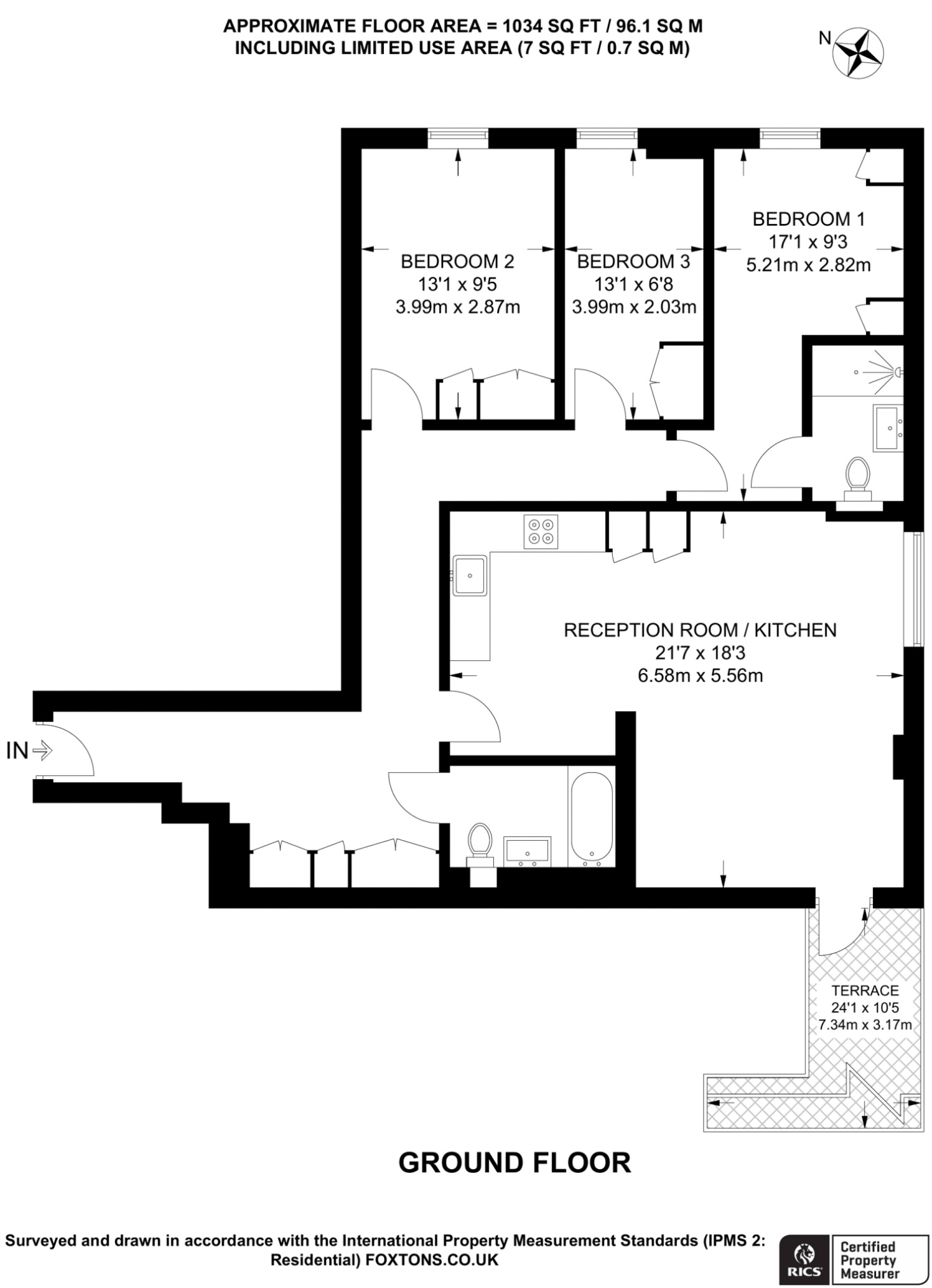 Flat 2 Holocene Court 63, The Hyde, London floorplan