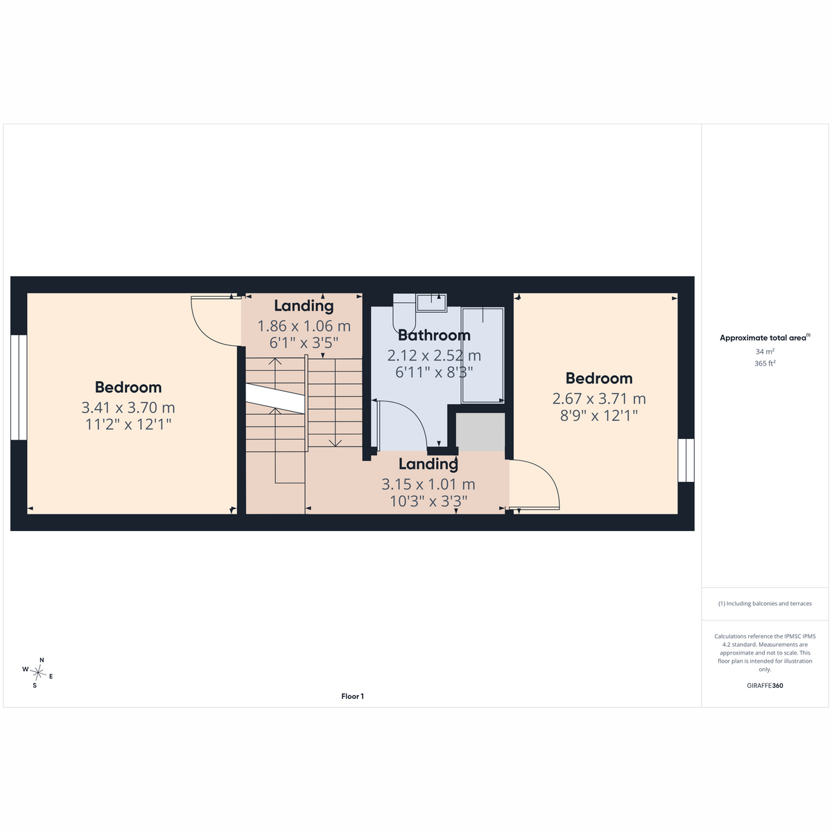 15, Topfields Grove, Salford floorplan