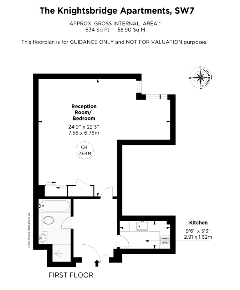 The Knightsbridge, London floorplan