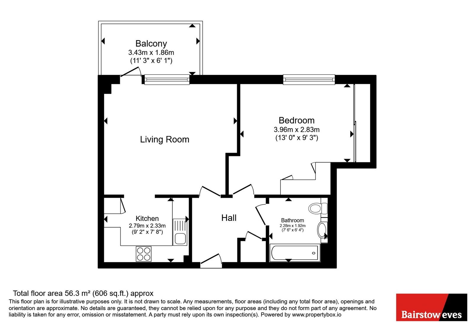 Flat 37, Ibex House, 1, Forest Lane, London floorplan