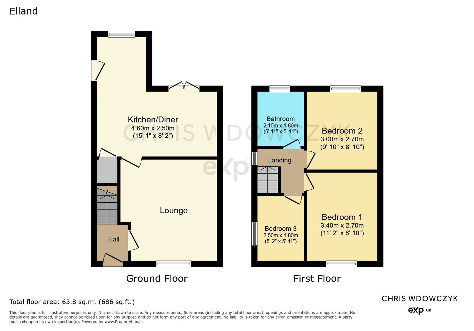 38, Lower Edge Road, Elland floorplan