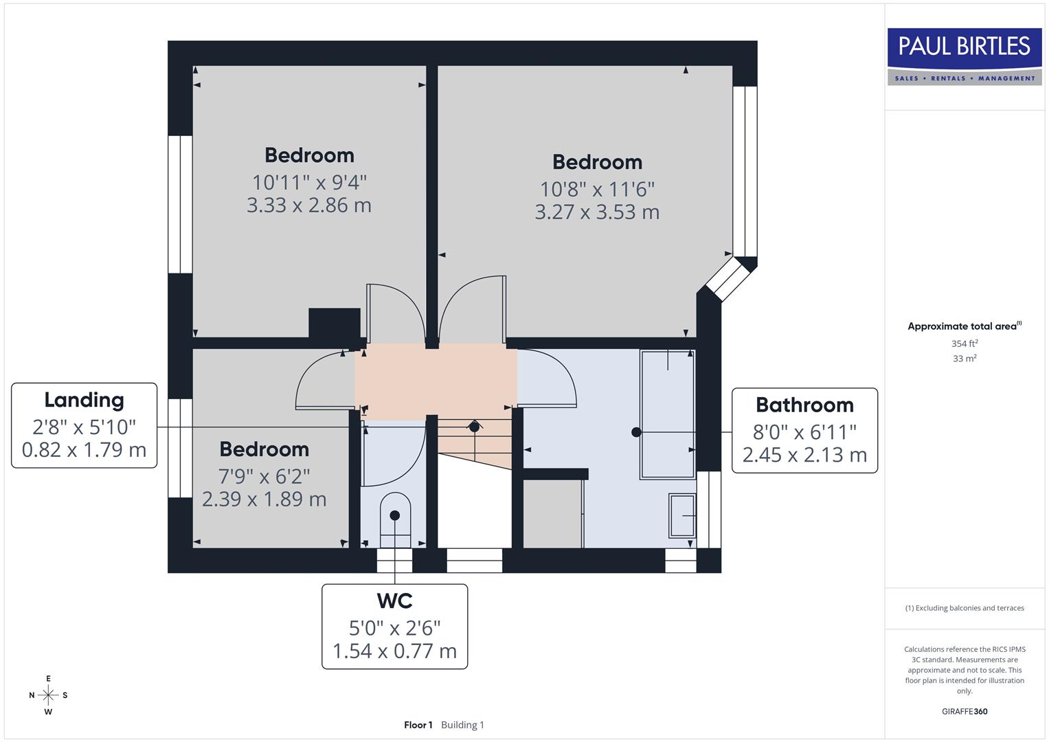 83, Mount Drive, Manchester floorplan