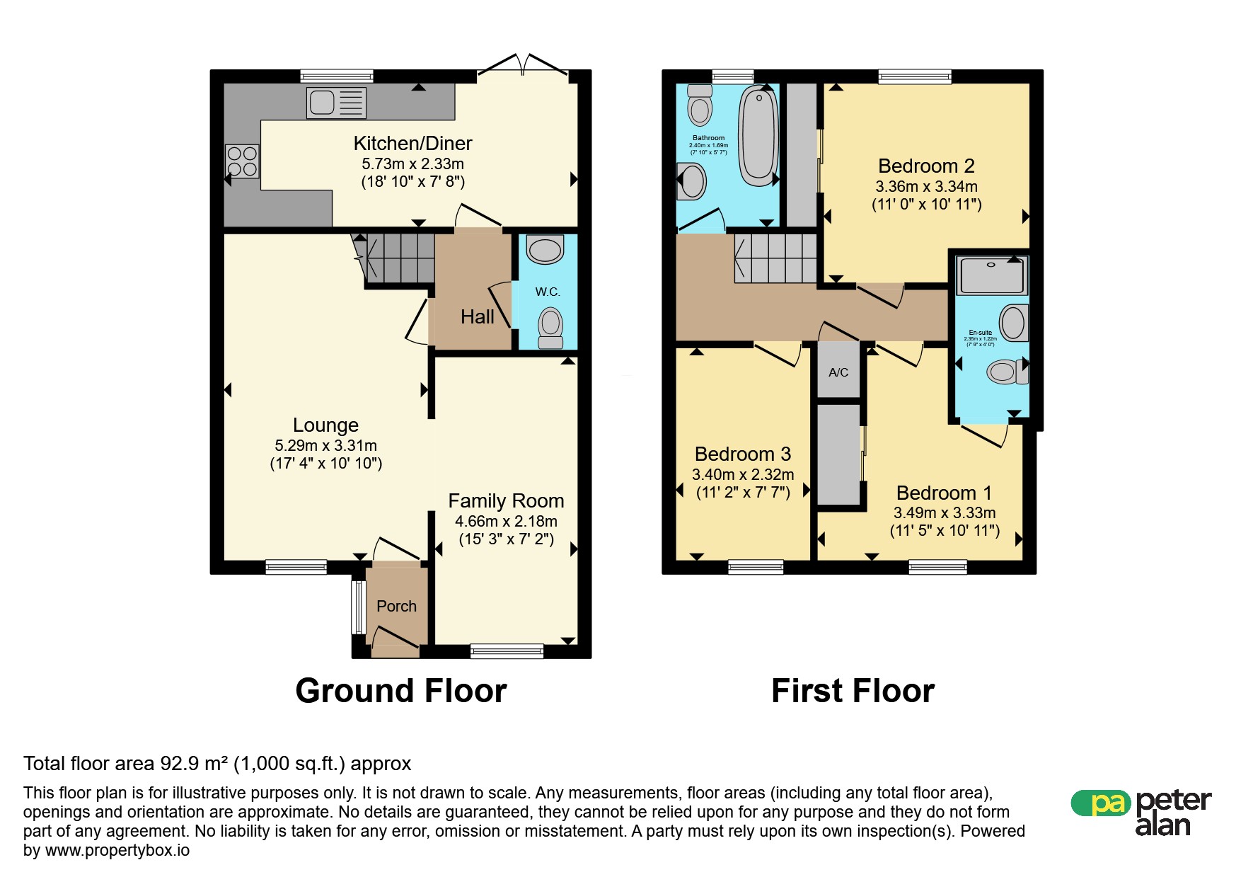 5, James Court, Cardiff floorplan