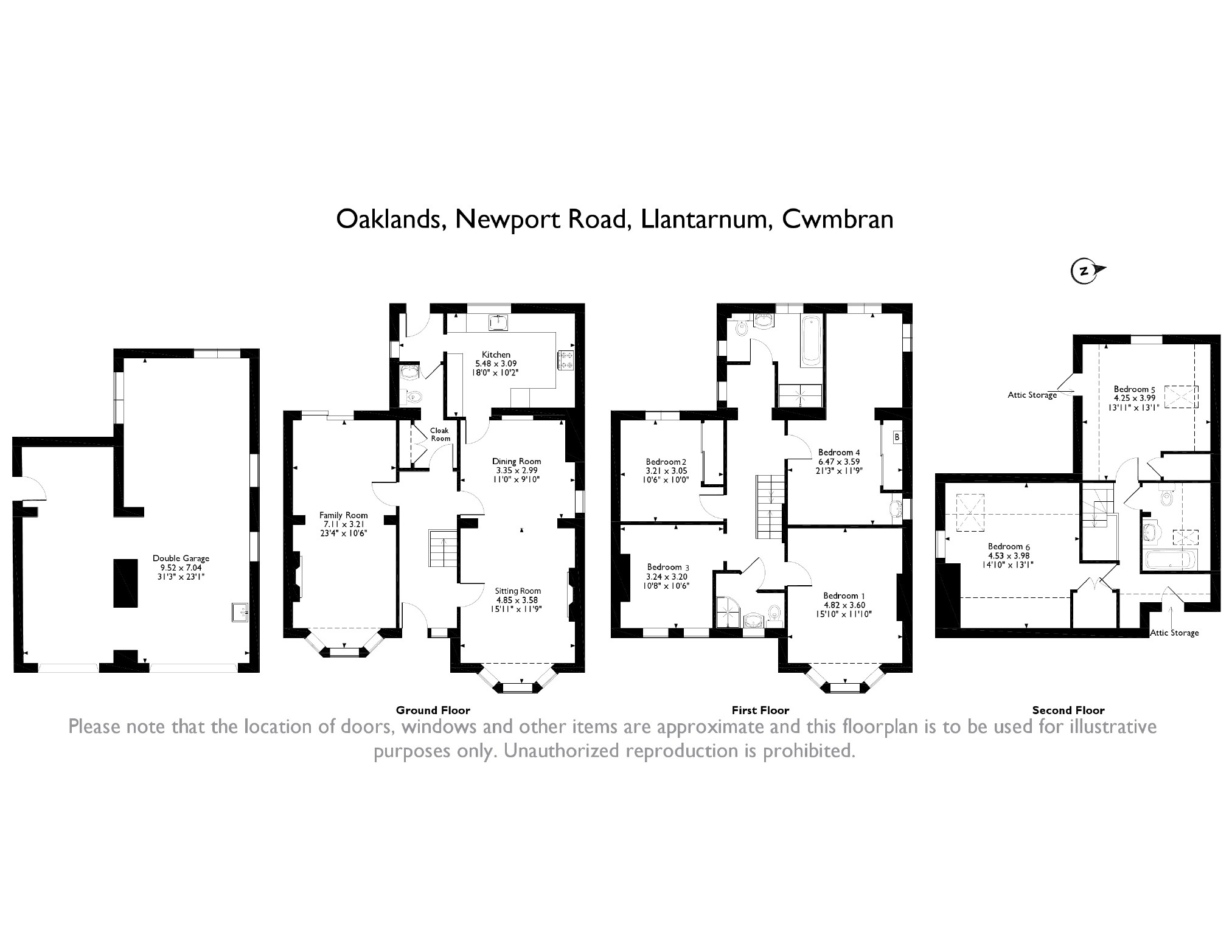 6 Bedrooms Detached house for sale in Newport Road, Llantarnam, Newport NP44