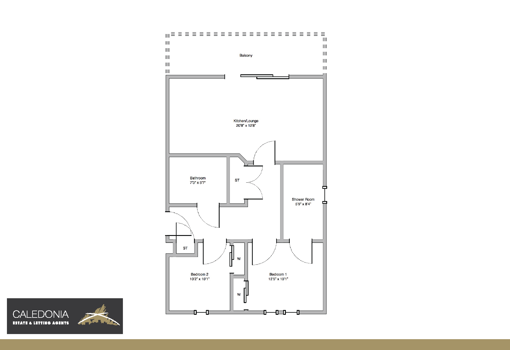 2 Bedrooms Flat for sale in Helenslee Road, Dumbarton G82