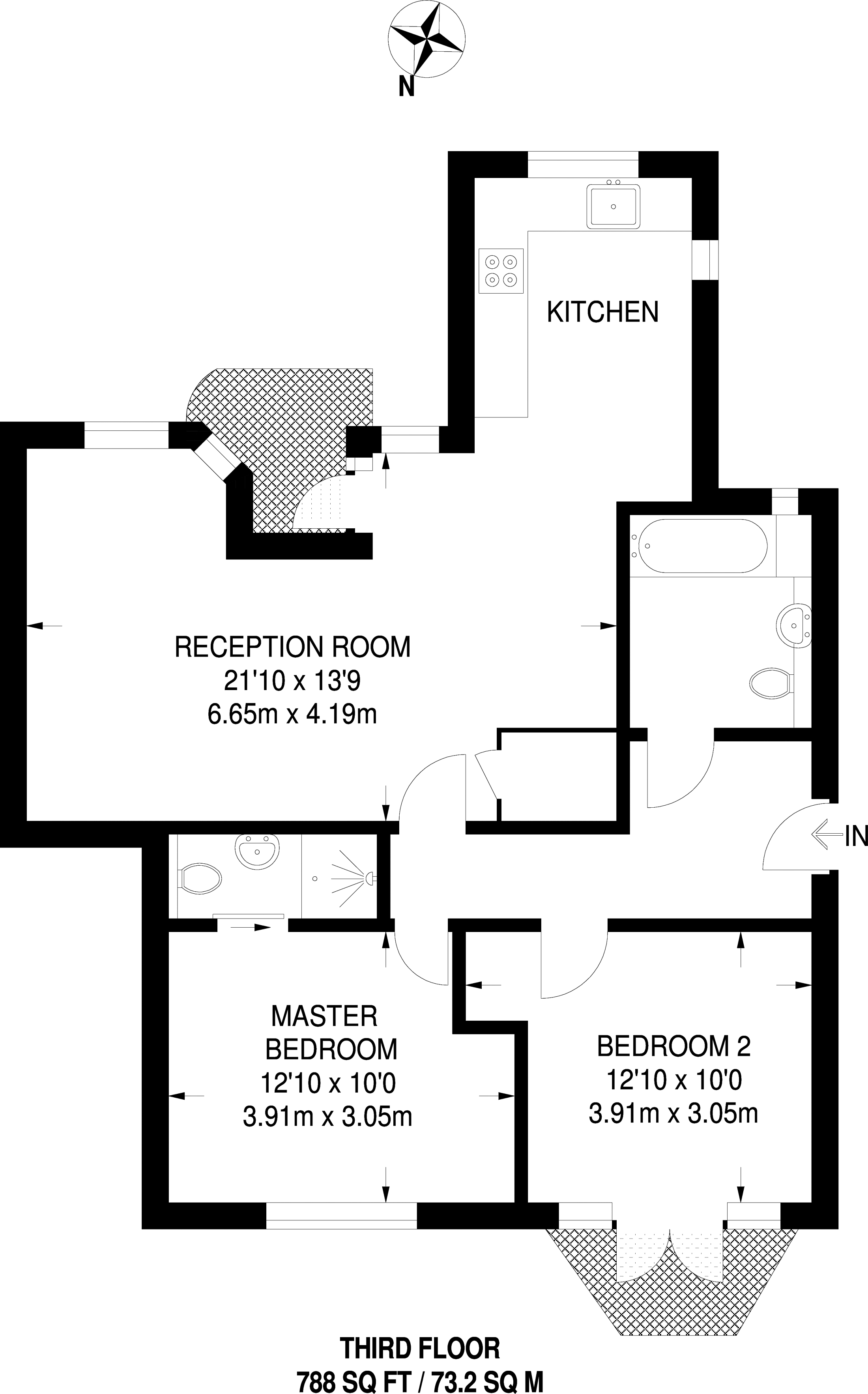 2 Bedrooms Flat to rent in Kew Bridge Court, Kew Bridge W4