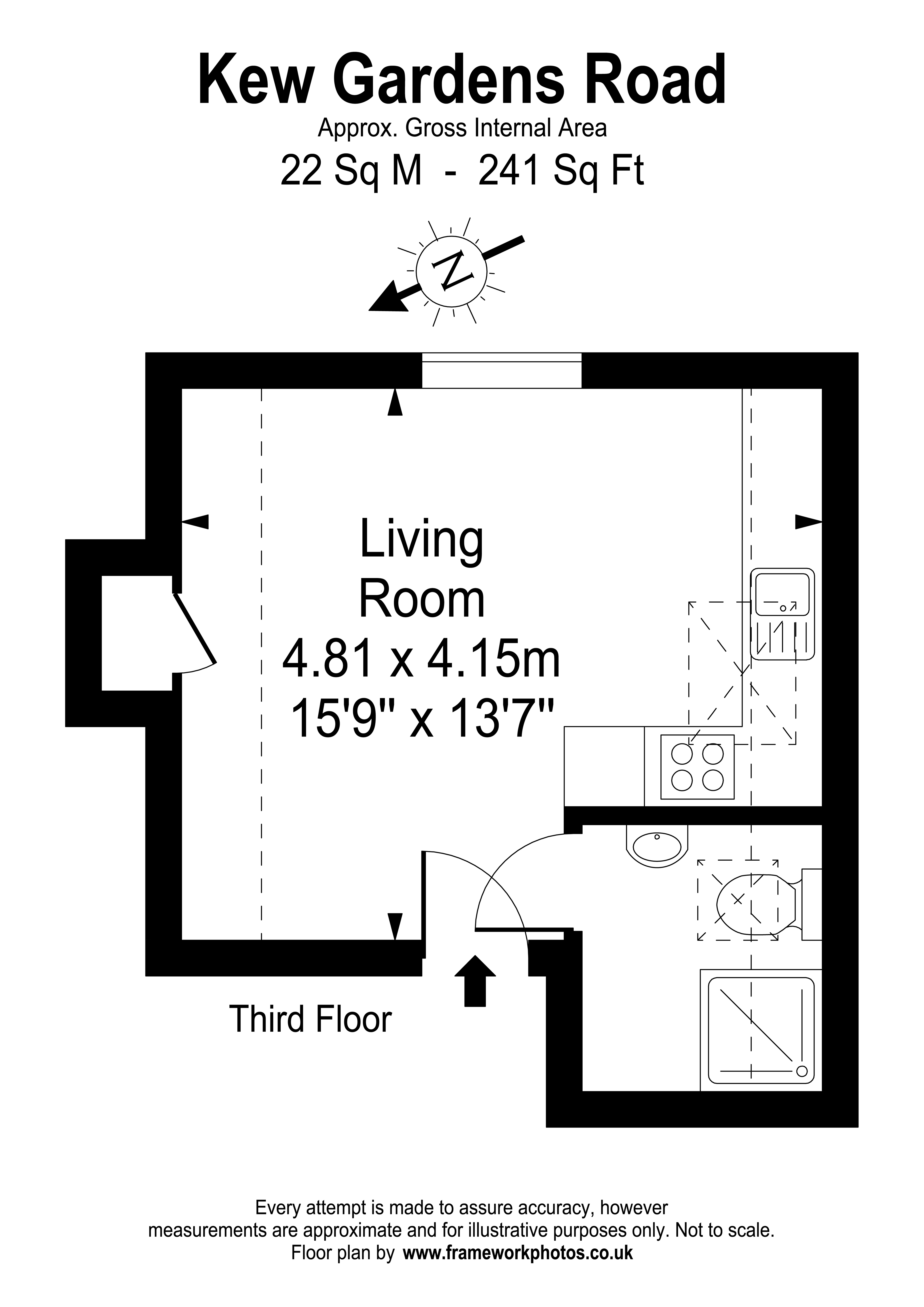 13, Kew Gardens Road, Richmond floorplan