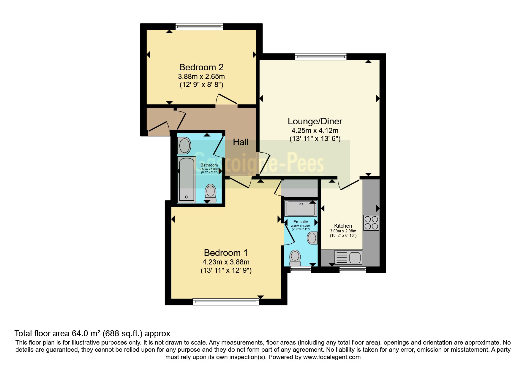 Tanbridge Park, Horsham, West Sussex RH12, 2 bedroom flat for sale