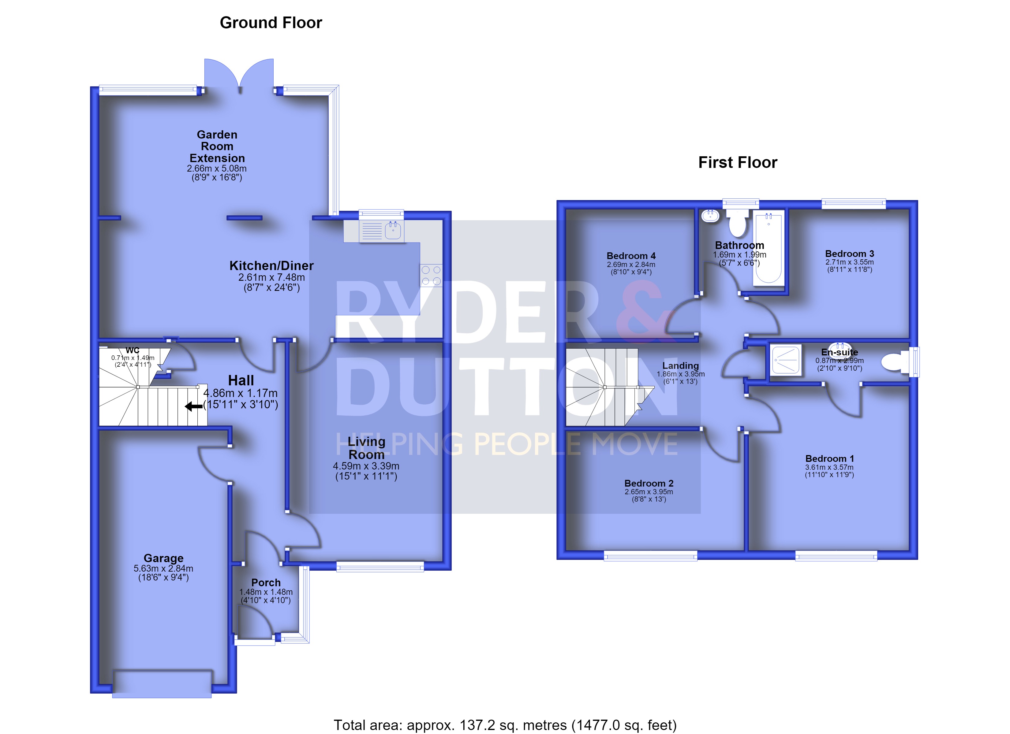 2, Carr Farm Close, Rossendale floorplan