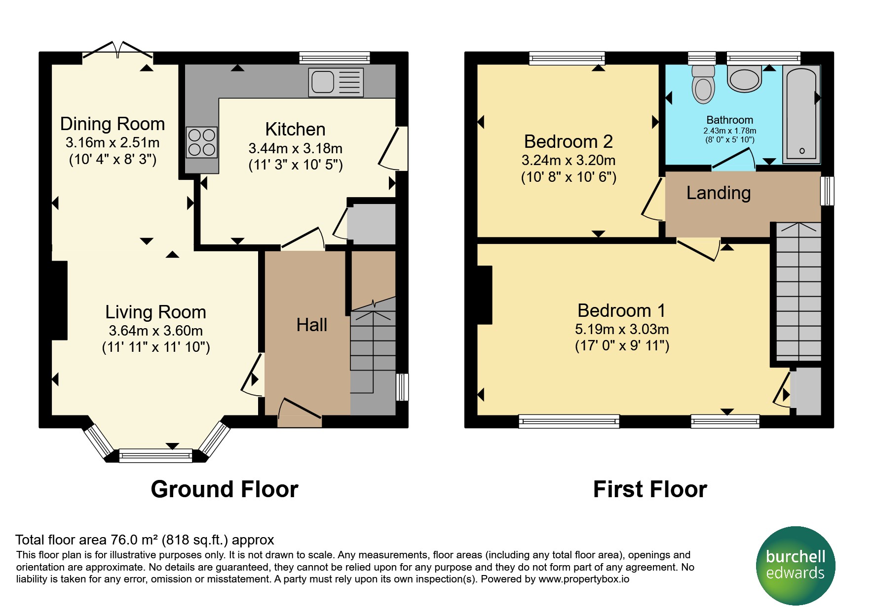 34, South Street, ALFRETON floorplan