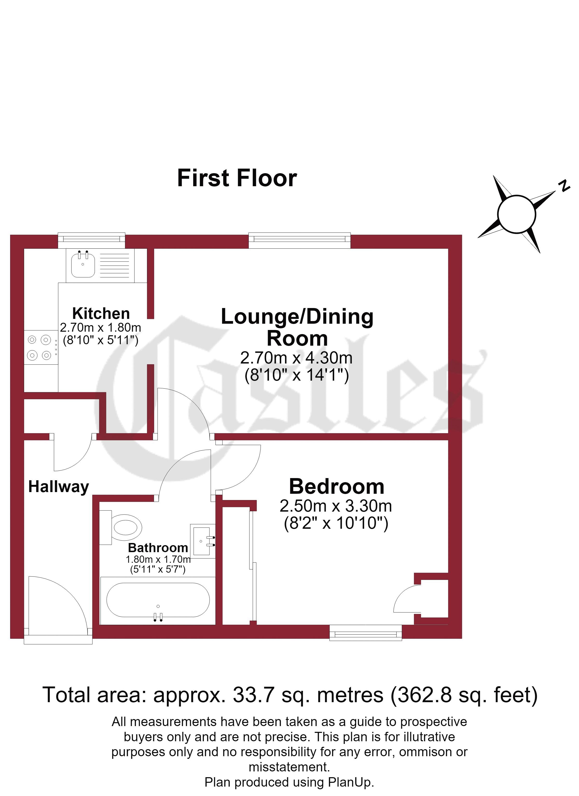 Flat 6, Farthingale Court, Waltham Abbey floorplan
