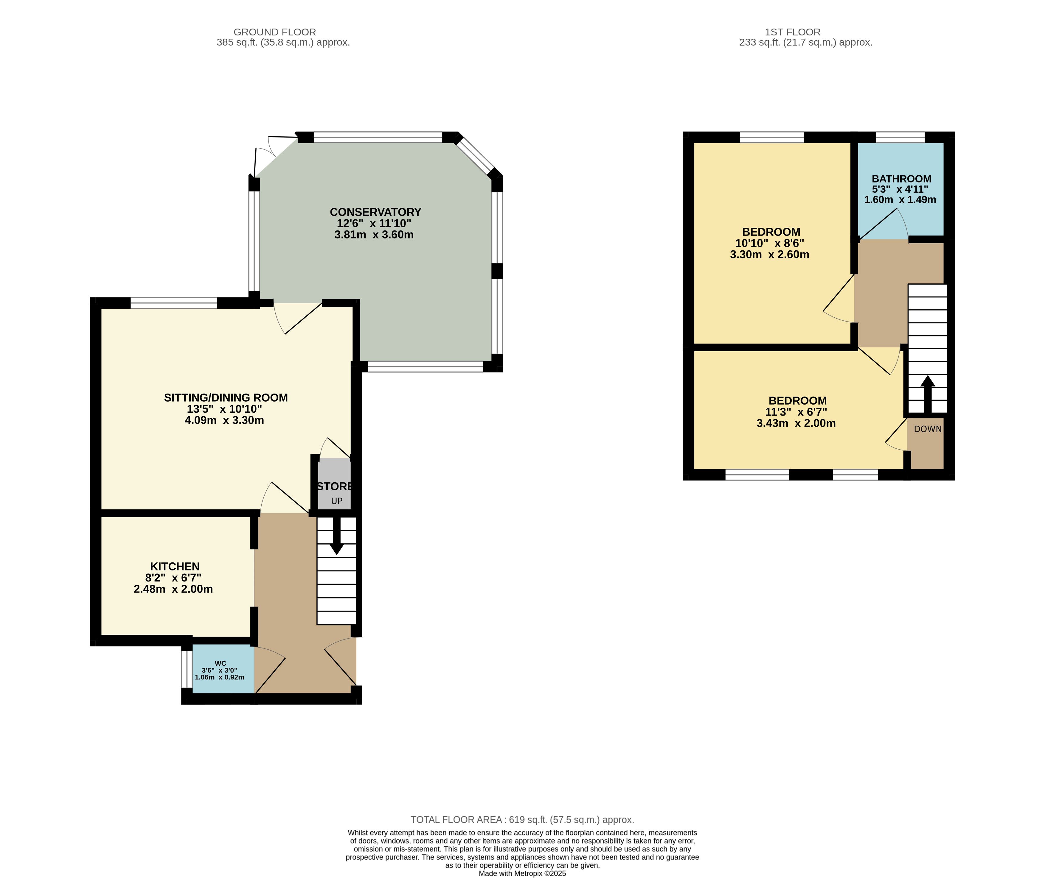 2, The Beeches, Matlock floorplan