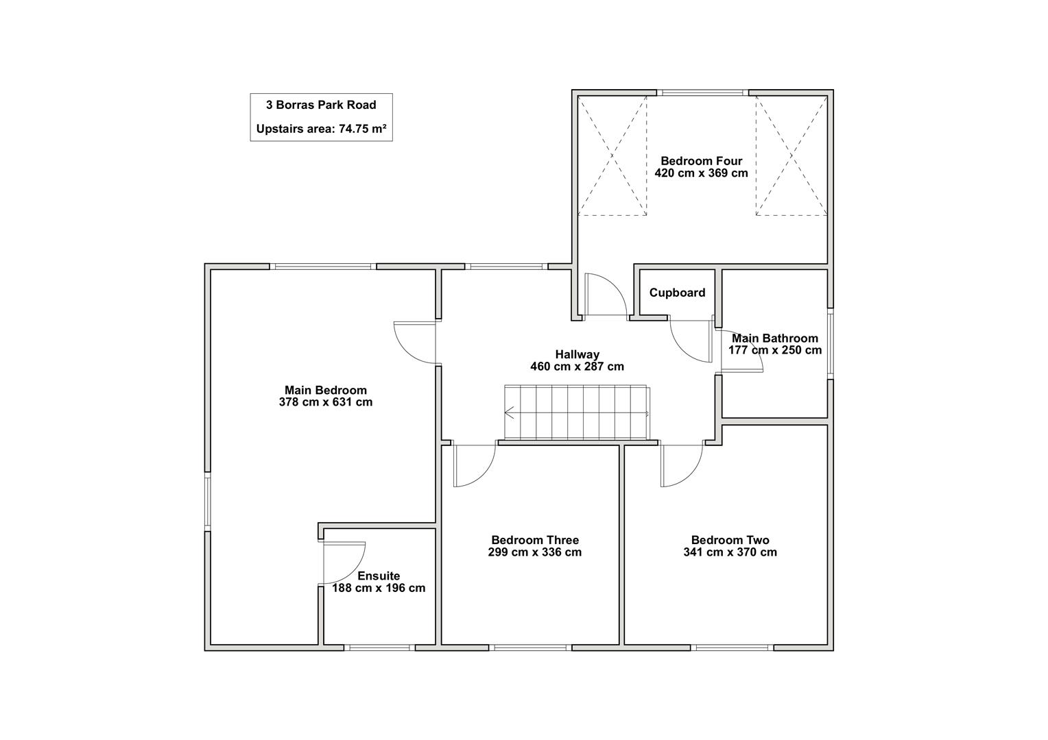 3, Borras Park Road, Wrexham floorplan