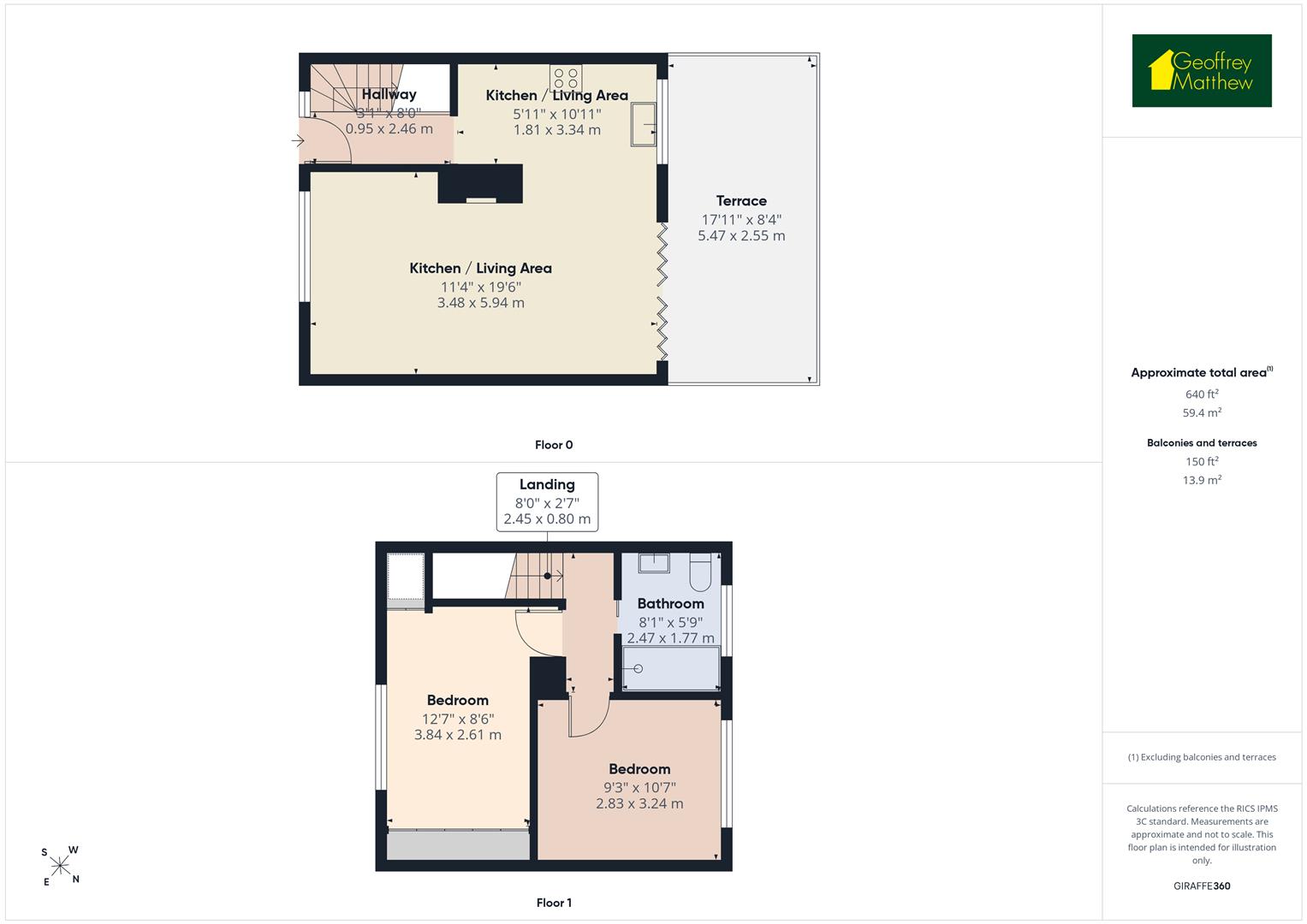 12, Park Mead, Harlow floorplan