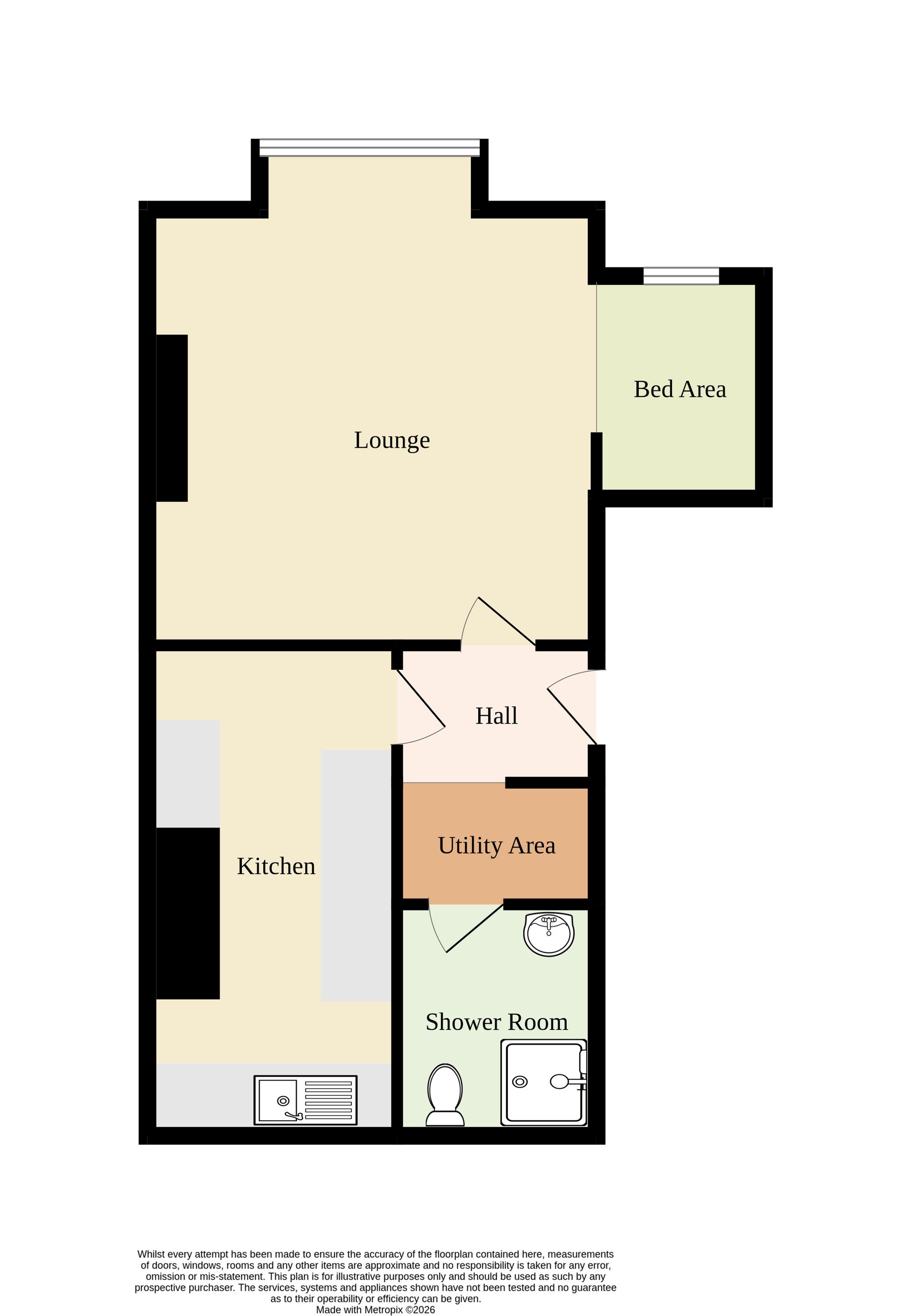 Flat 1, 63 Norwich Street, Dereham floorplan