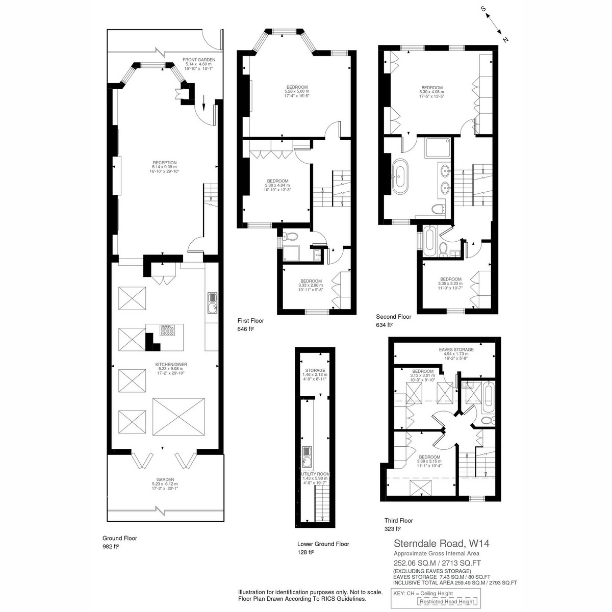78, Sterndale Road, London floorplan