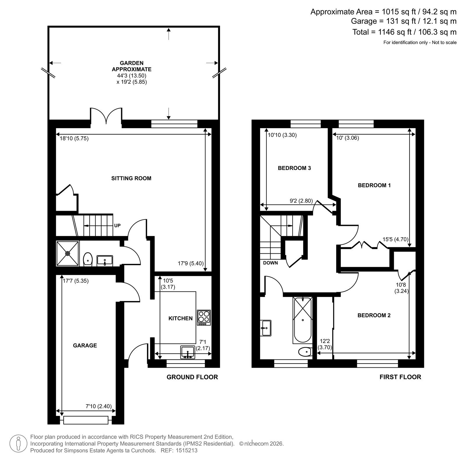 2, Ashdale, Leatherhead floorplan