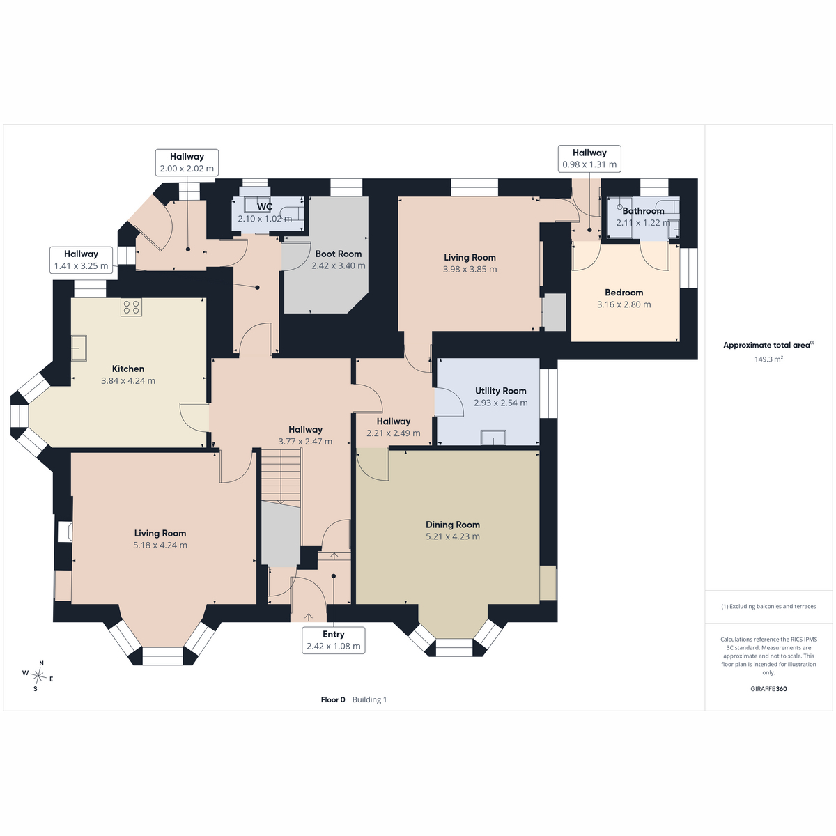 St. Ninians, Manse Terrace, Turriff floorplan