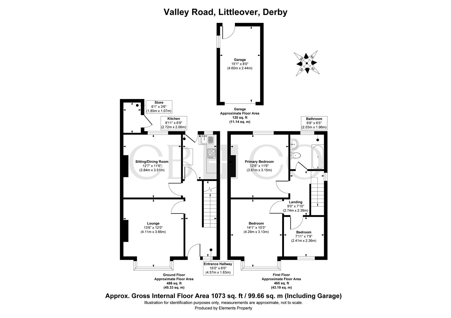 32, Valley Road, Derby floorplan