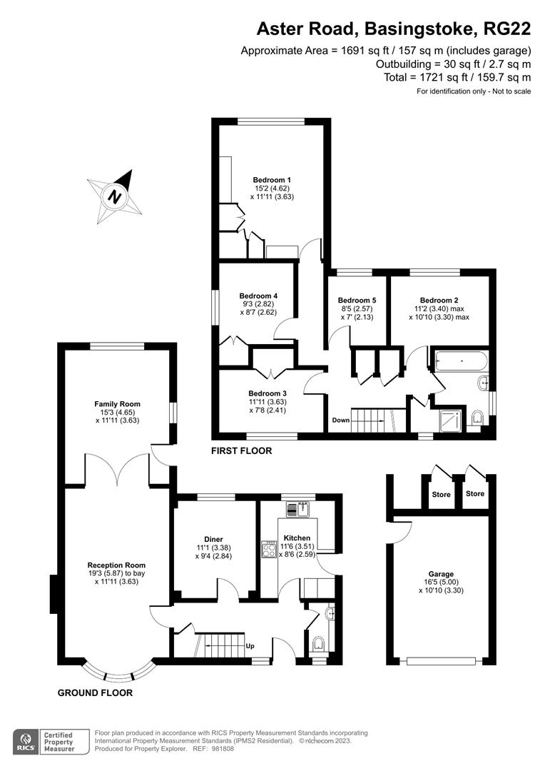 Free property report 25 Aster Road, Basingstoke, RG22 5NQ Chimnie