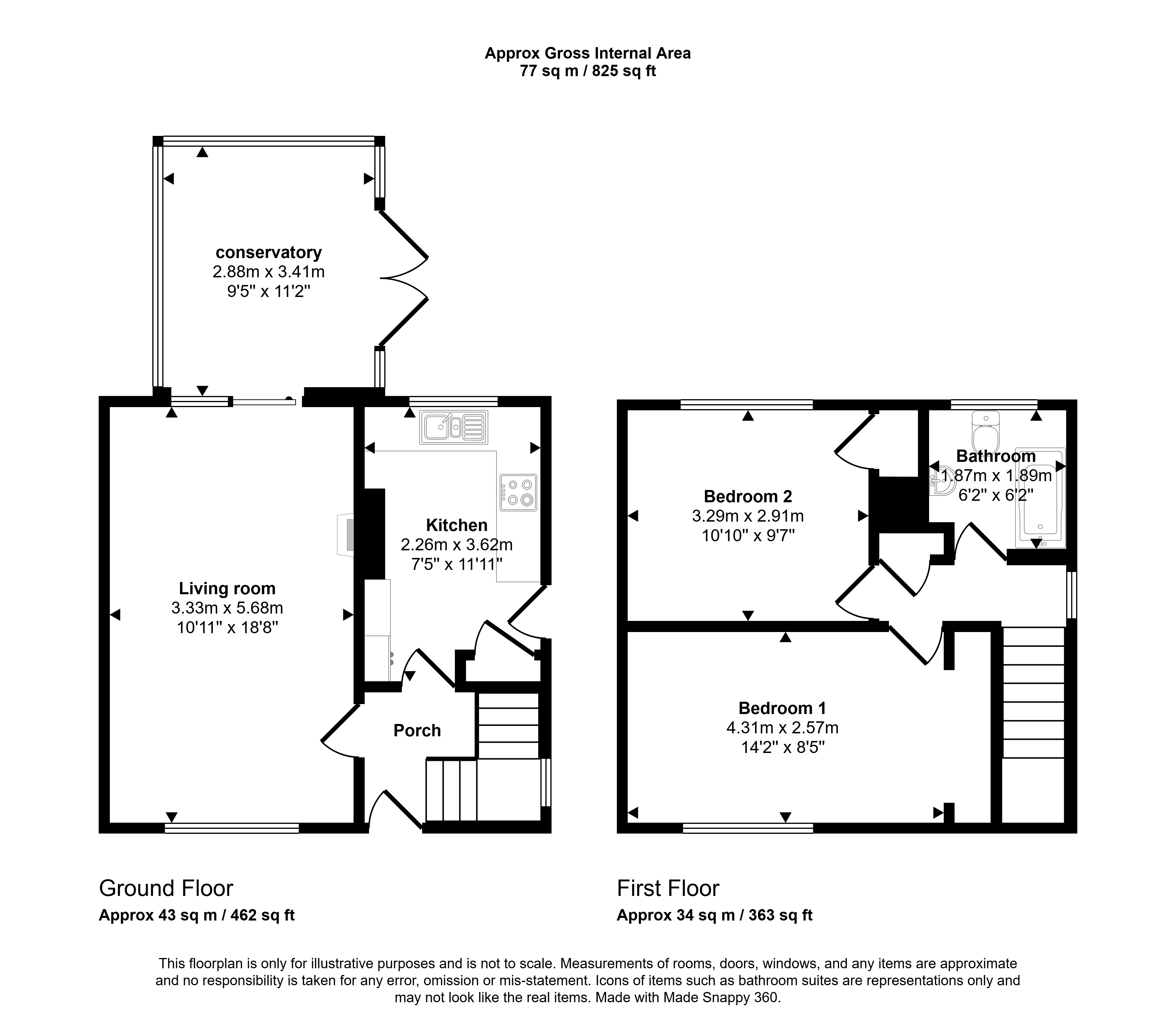 May Lea, Witton Gilbert, Durham, Durham, DH7 6RH floorplan