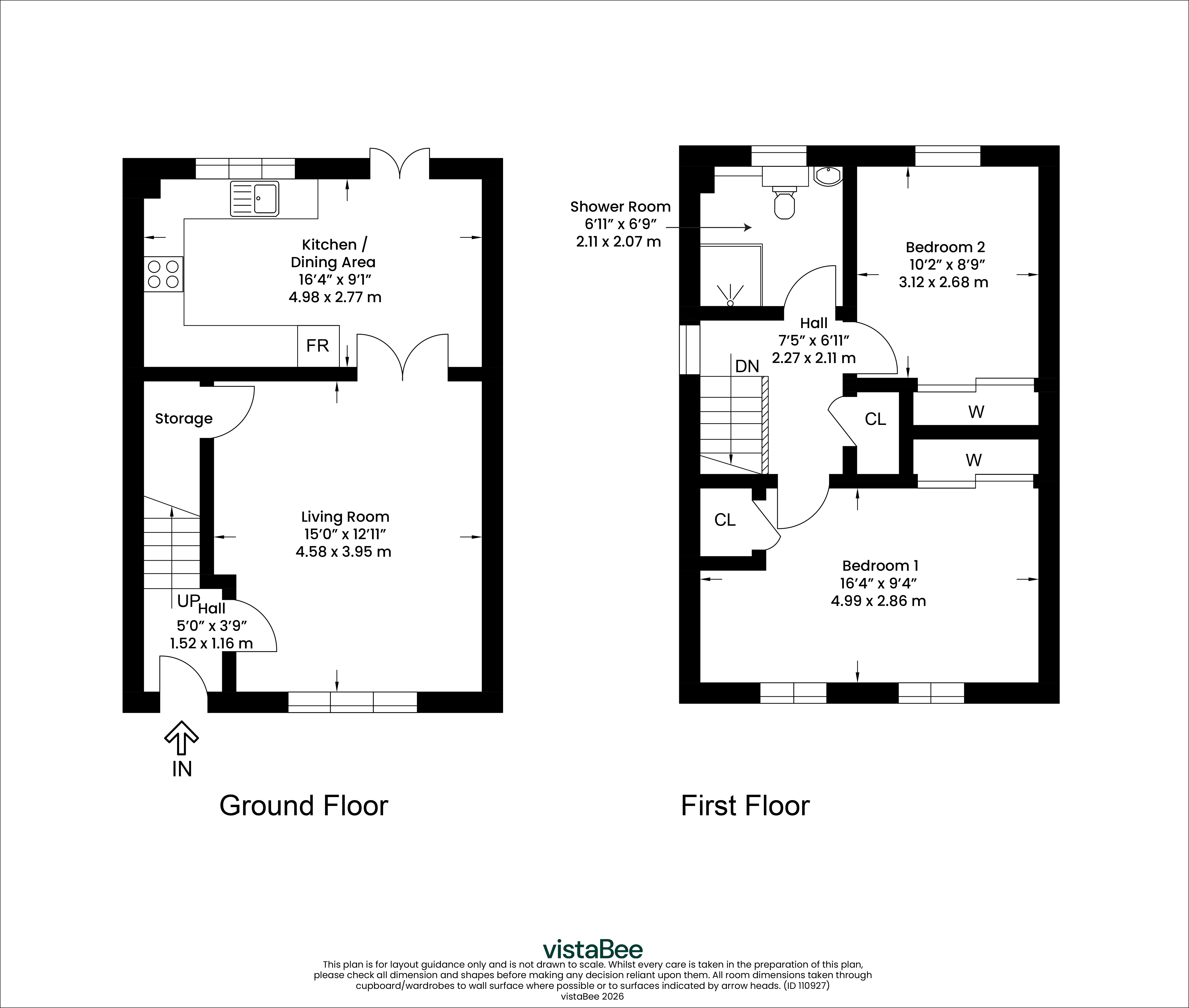 72, Flint Crescent, Stirling floorplan