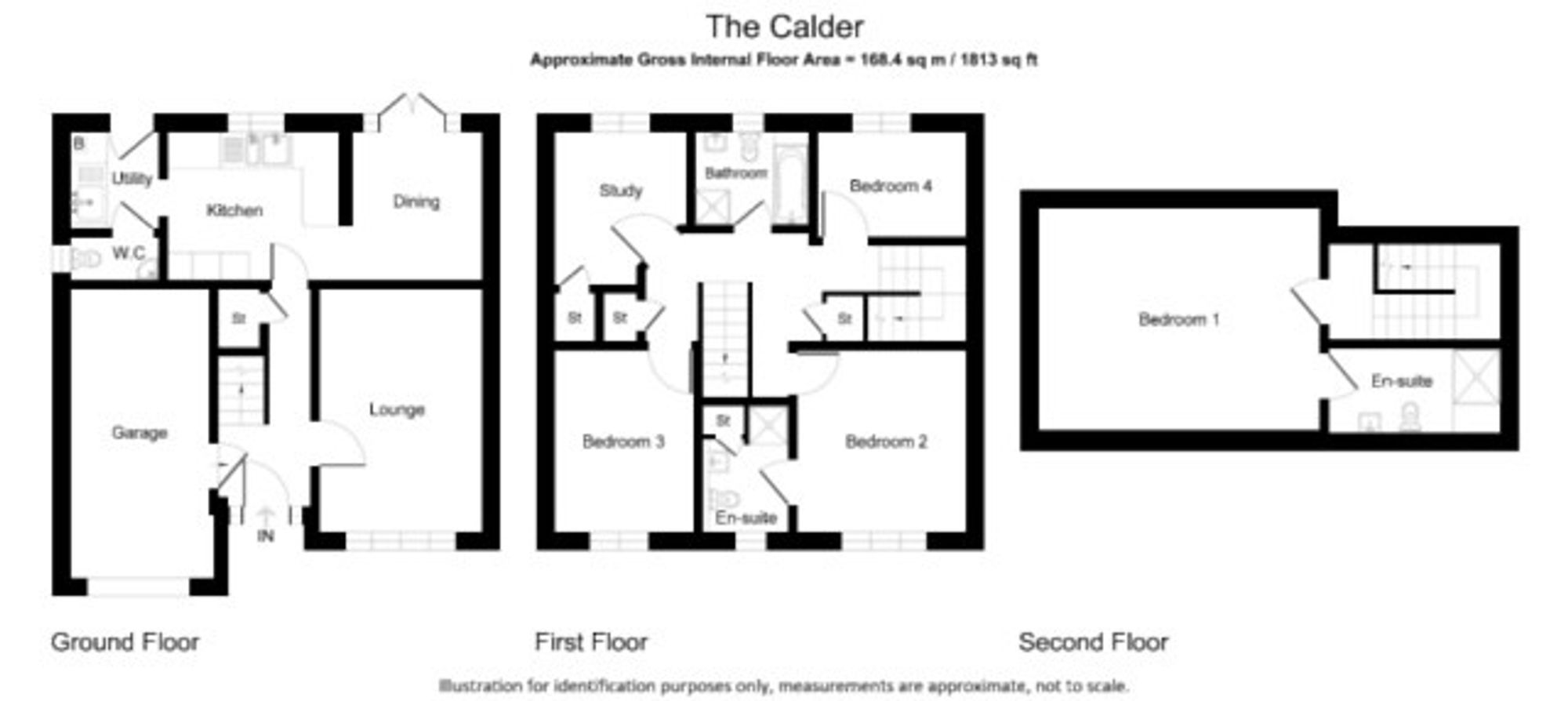 The Calder, Plot 4 Cob Lane, Barnoldswick floorplan